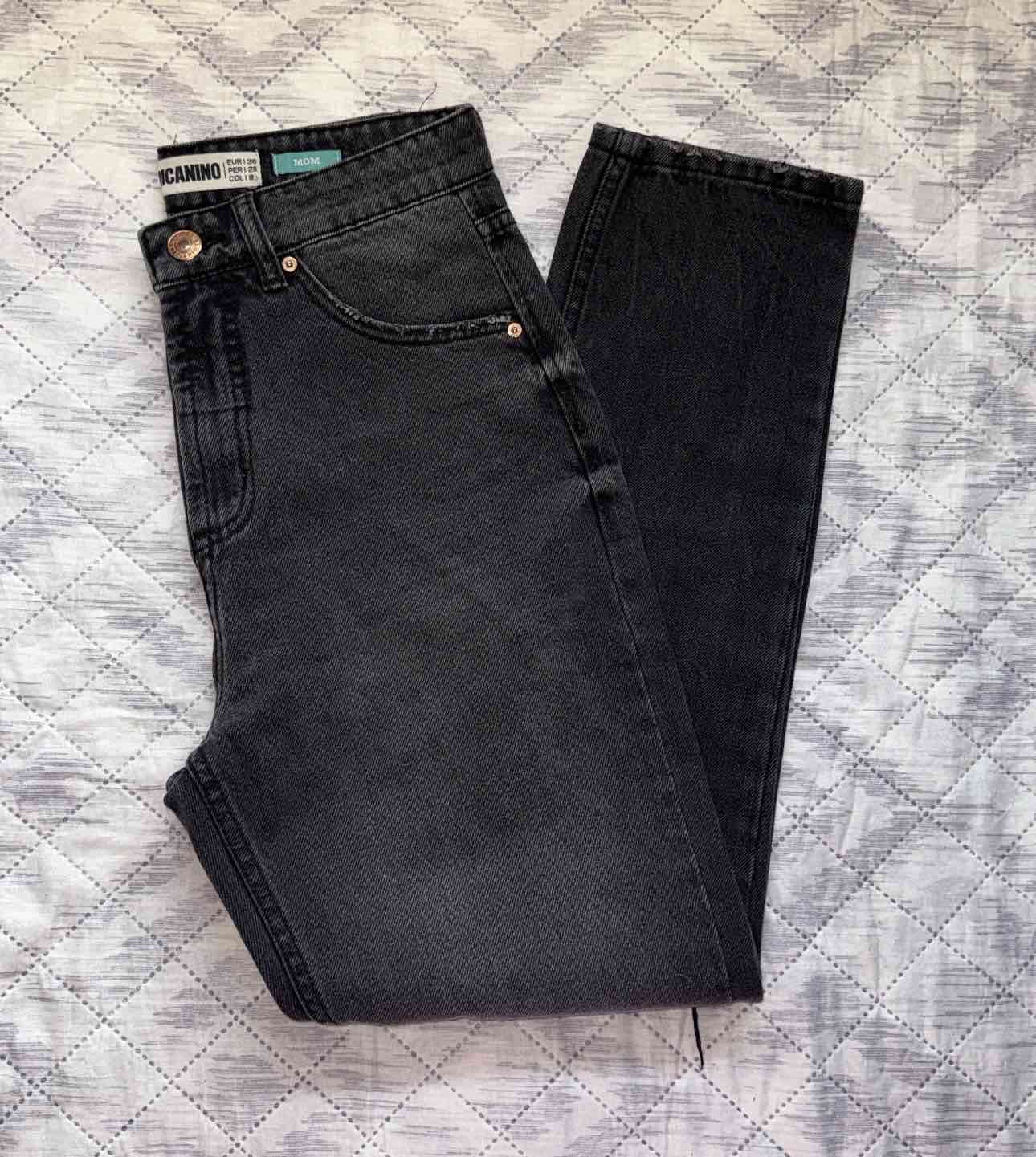 Jeans negros mom - miniatura 1