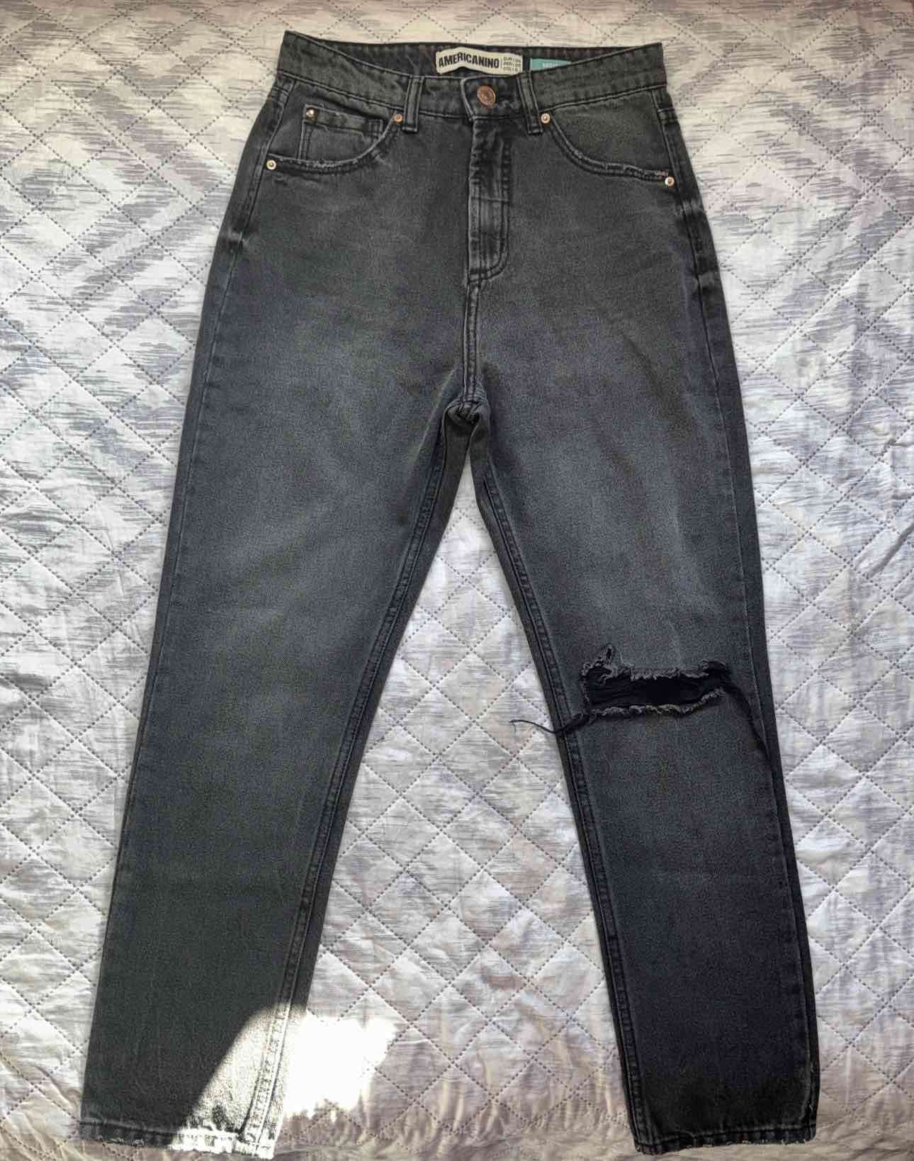 Jeans negros mom - miniatura 3