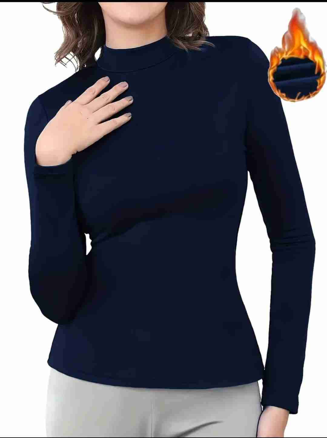 Polera térmica azul oscuro