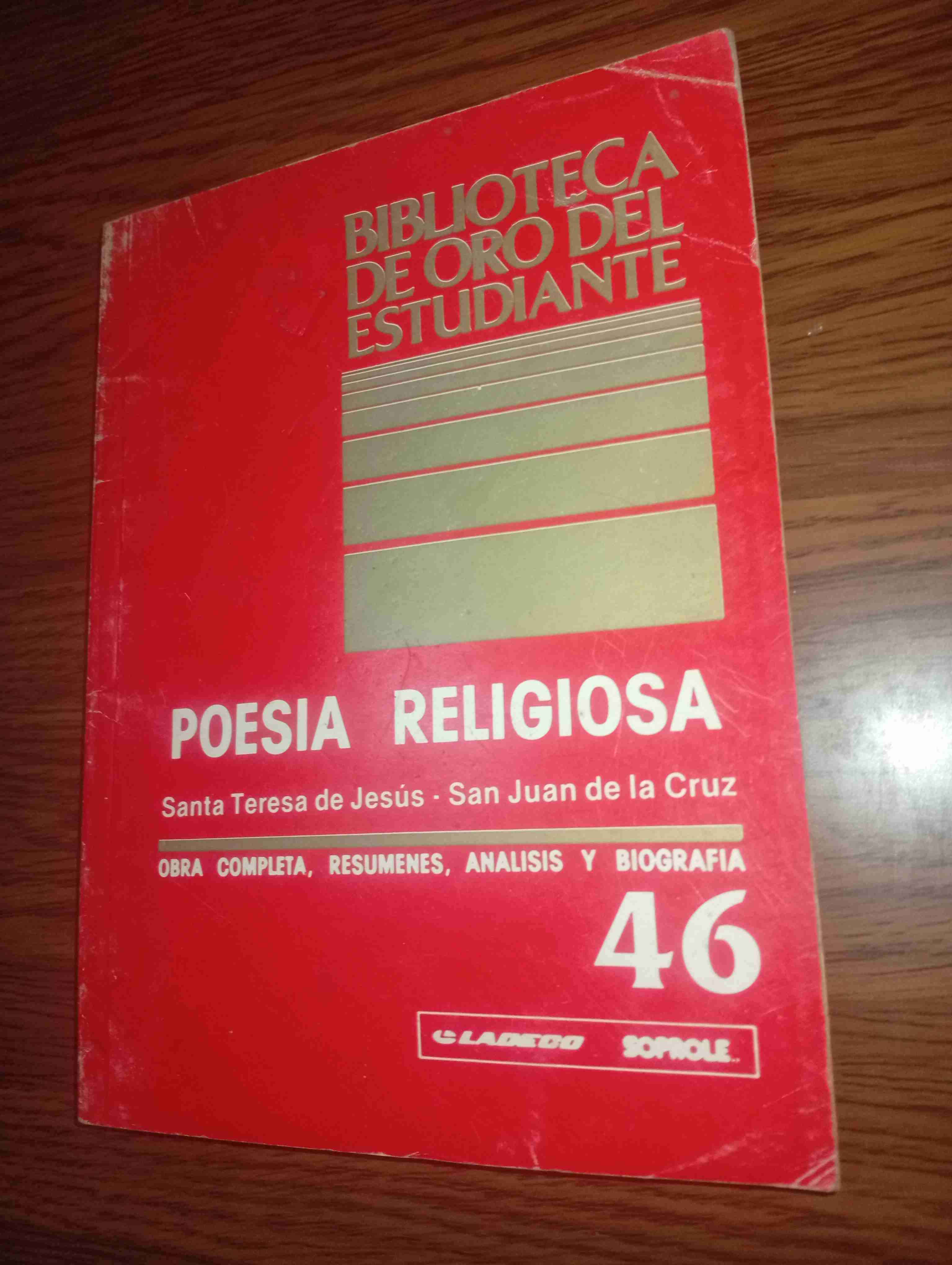 Libro Poesía Religiosa