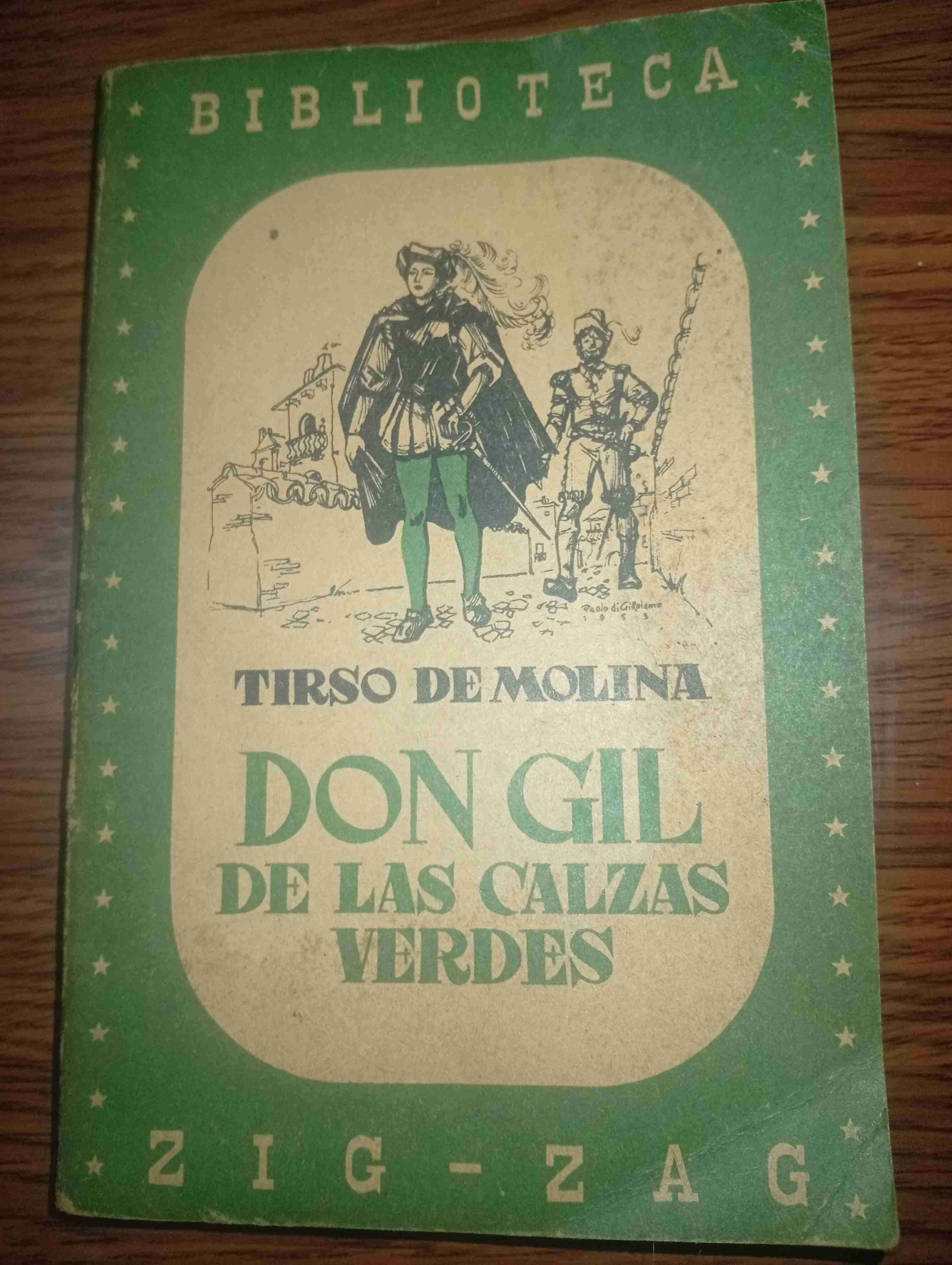 Libro Don Gil de las calzas verdes año 1954 - miniatura 1