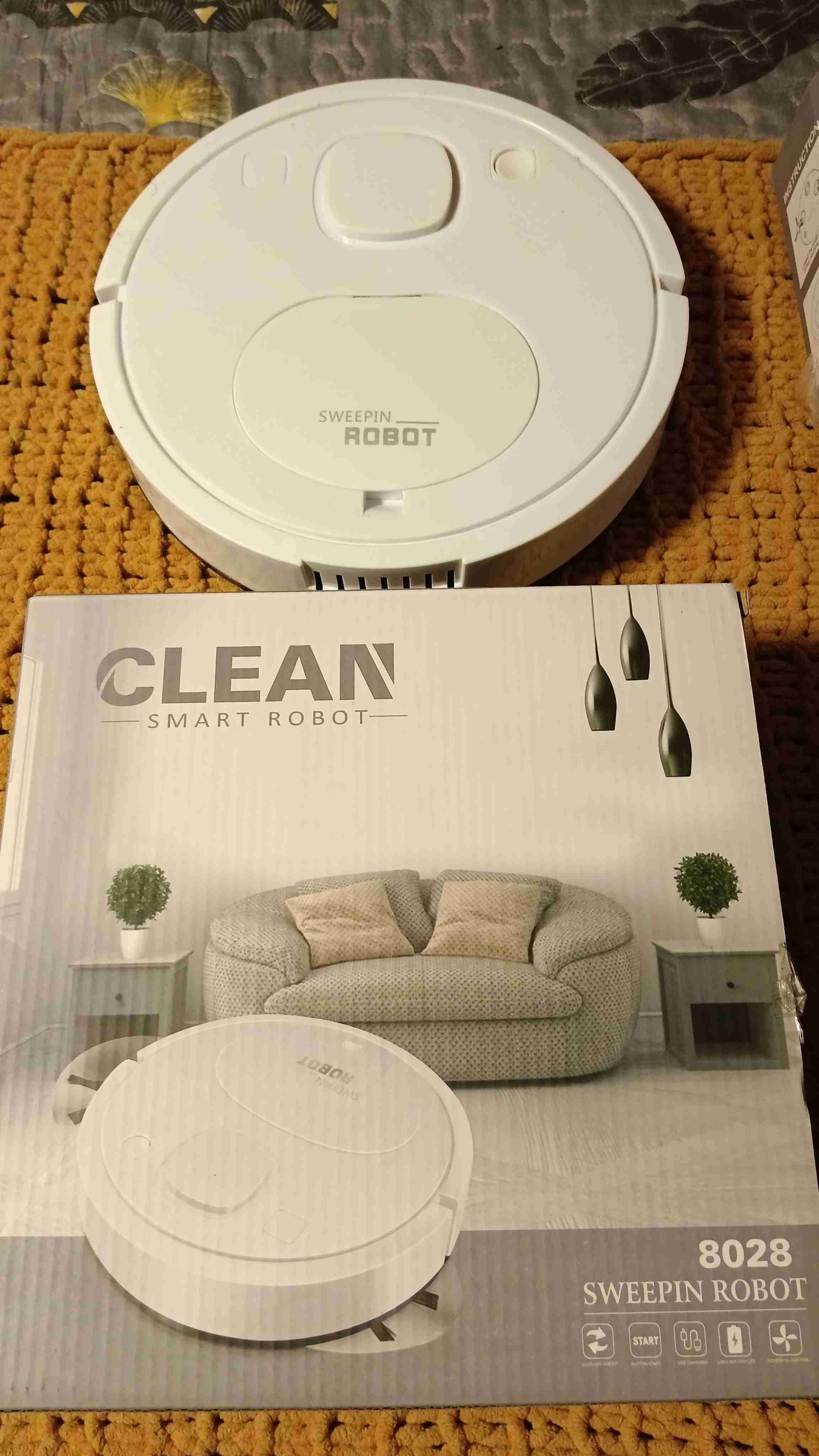 Robot aspiradora Clean blanco - miniatura 2