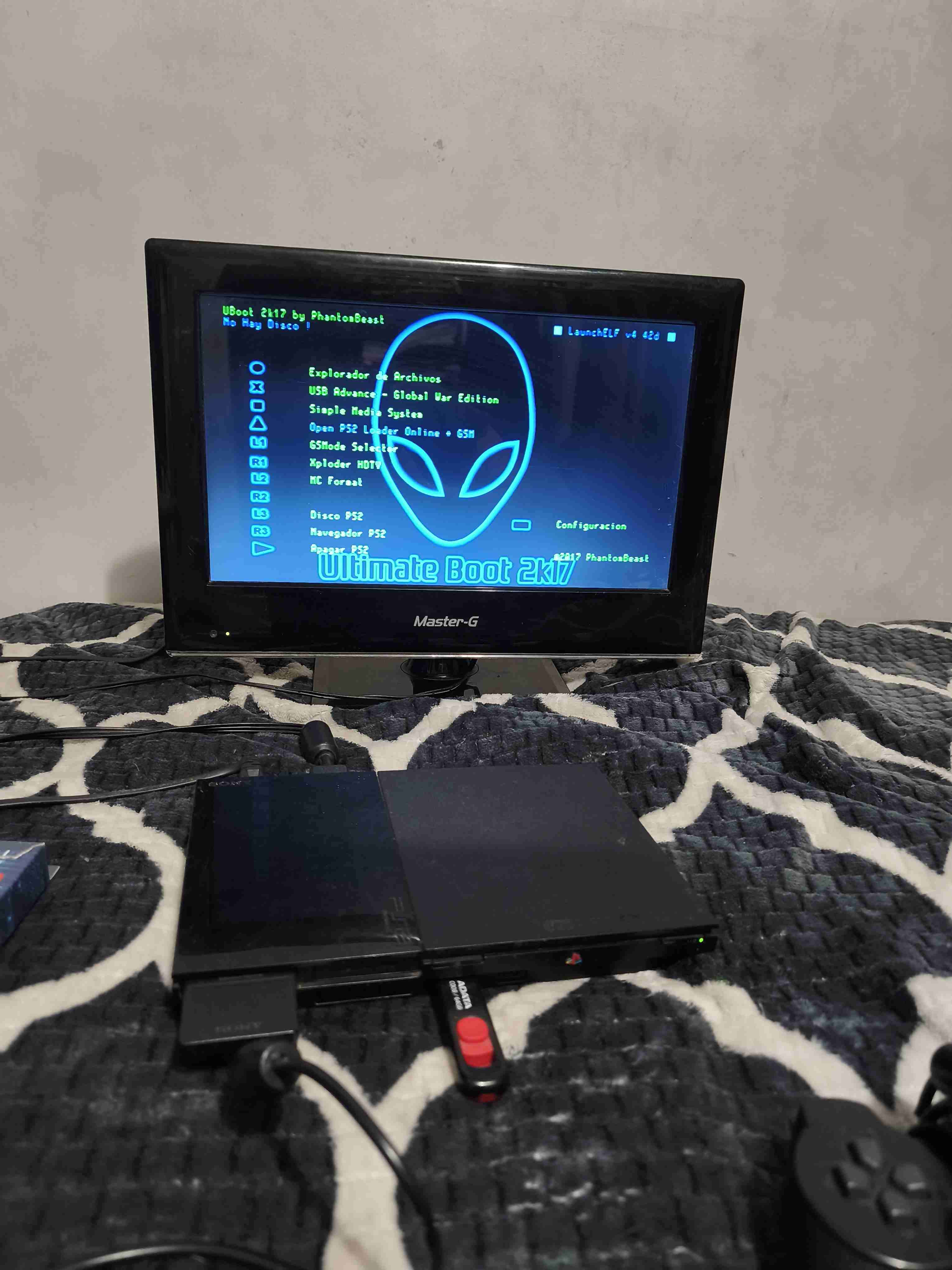 Consola PlayStation 2 + tv 16 pugadas - miniatura 2