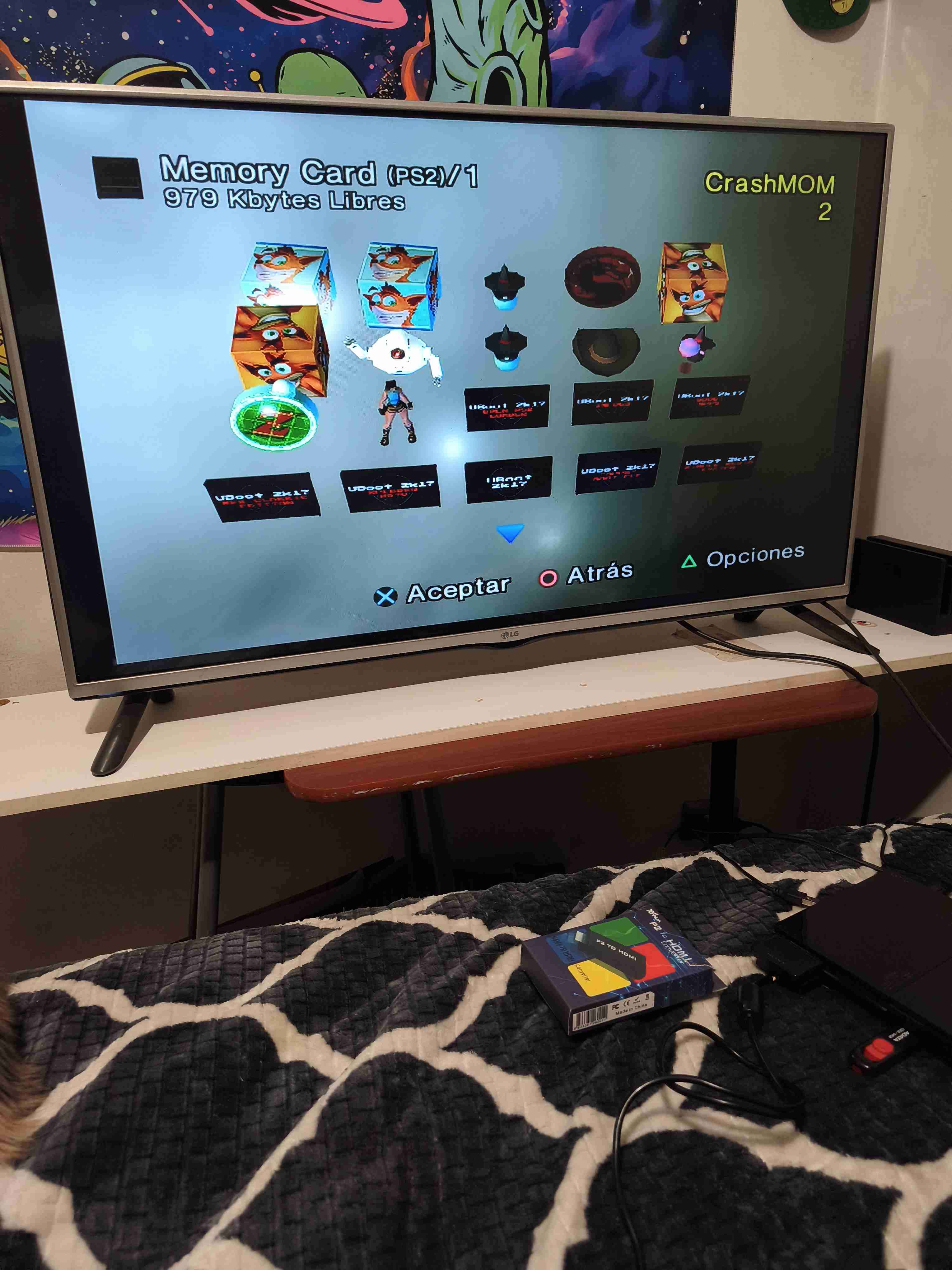 Consola PlayStation 2 + tv 16 pugadas - miniatura 5