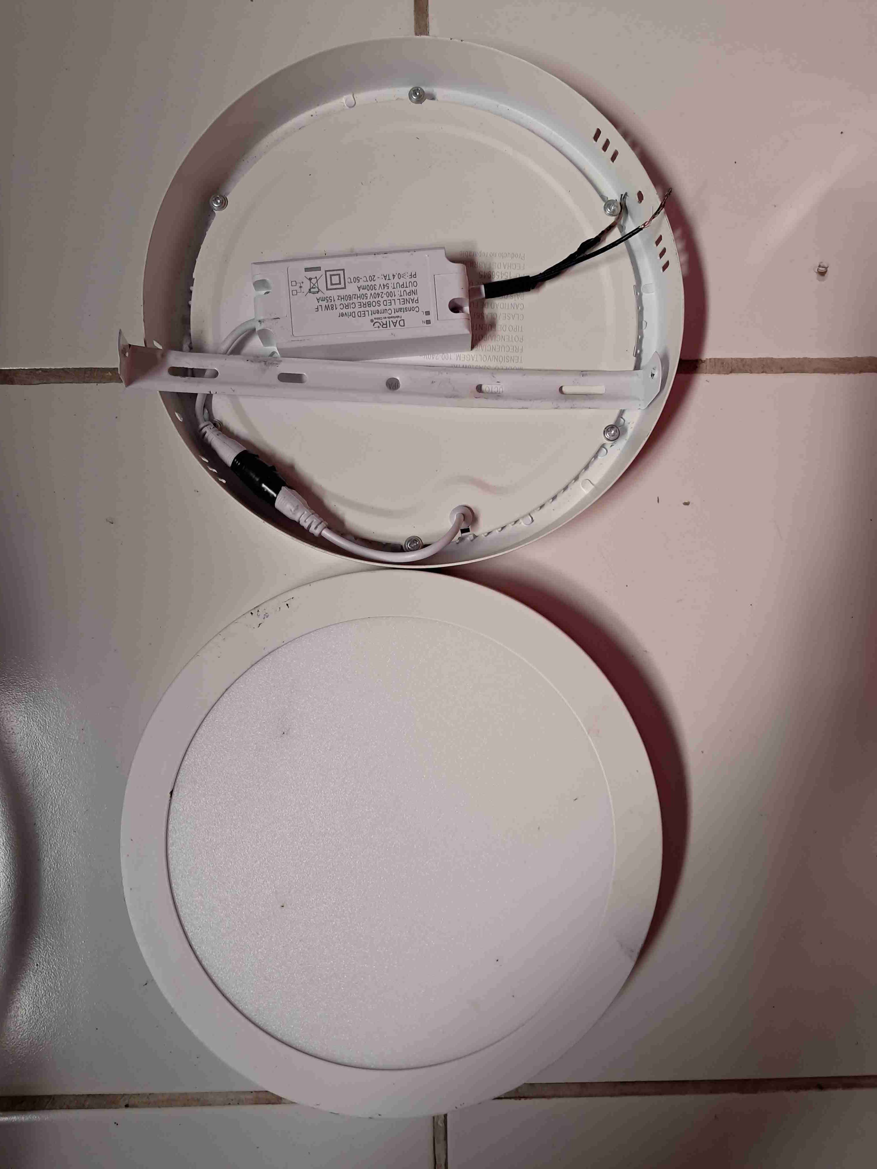 Plafón LED cuadrado blanco - miniatura 3