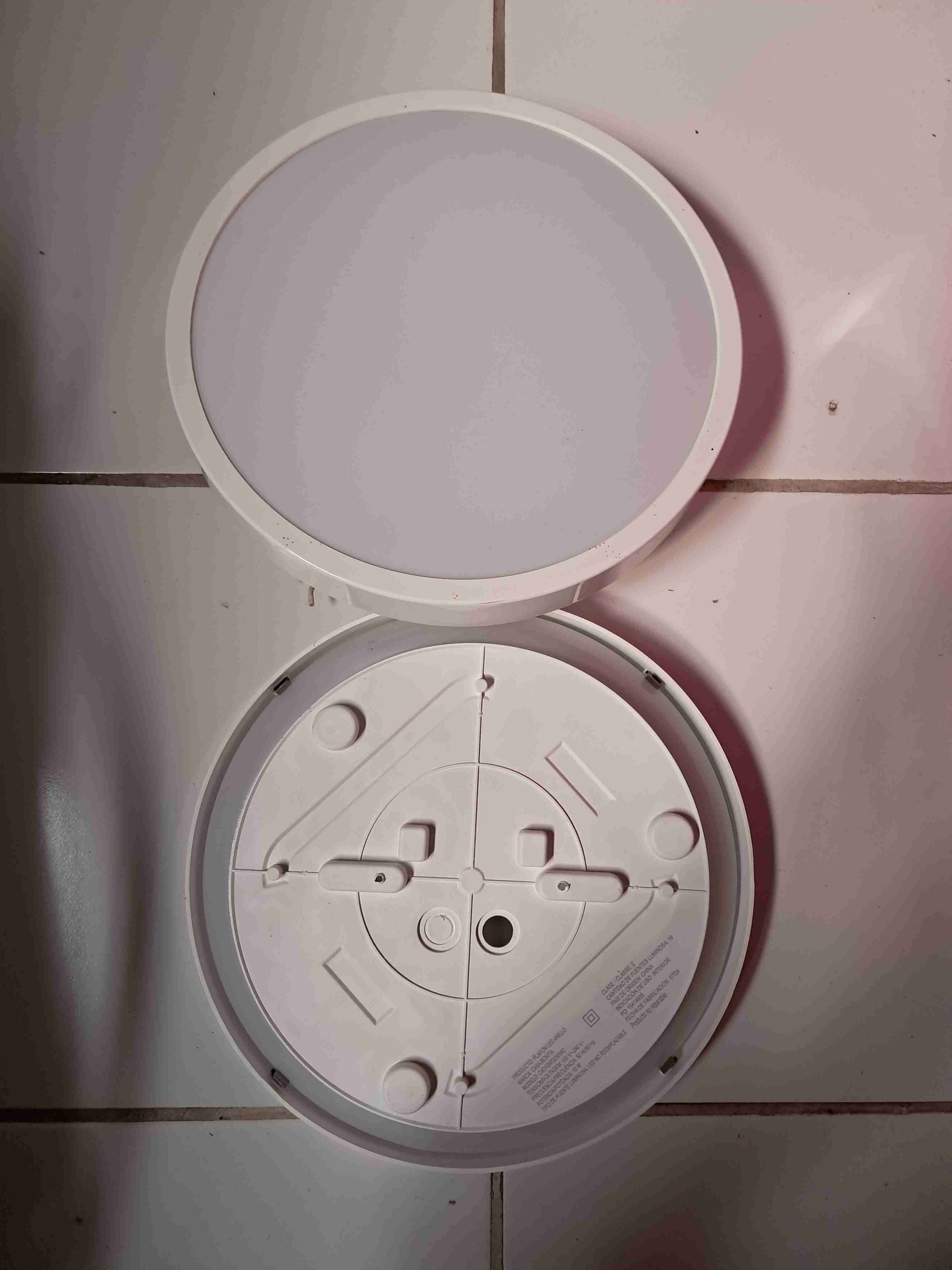 Plafón LED cuadrado blanco - miniatura 4