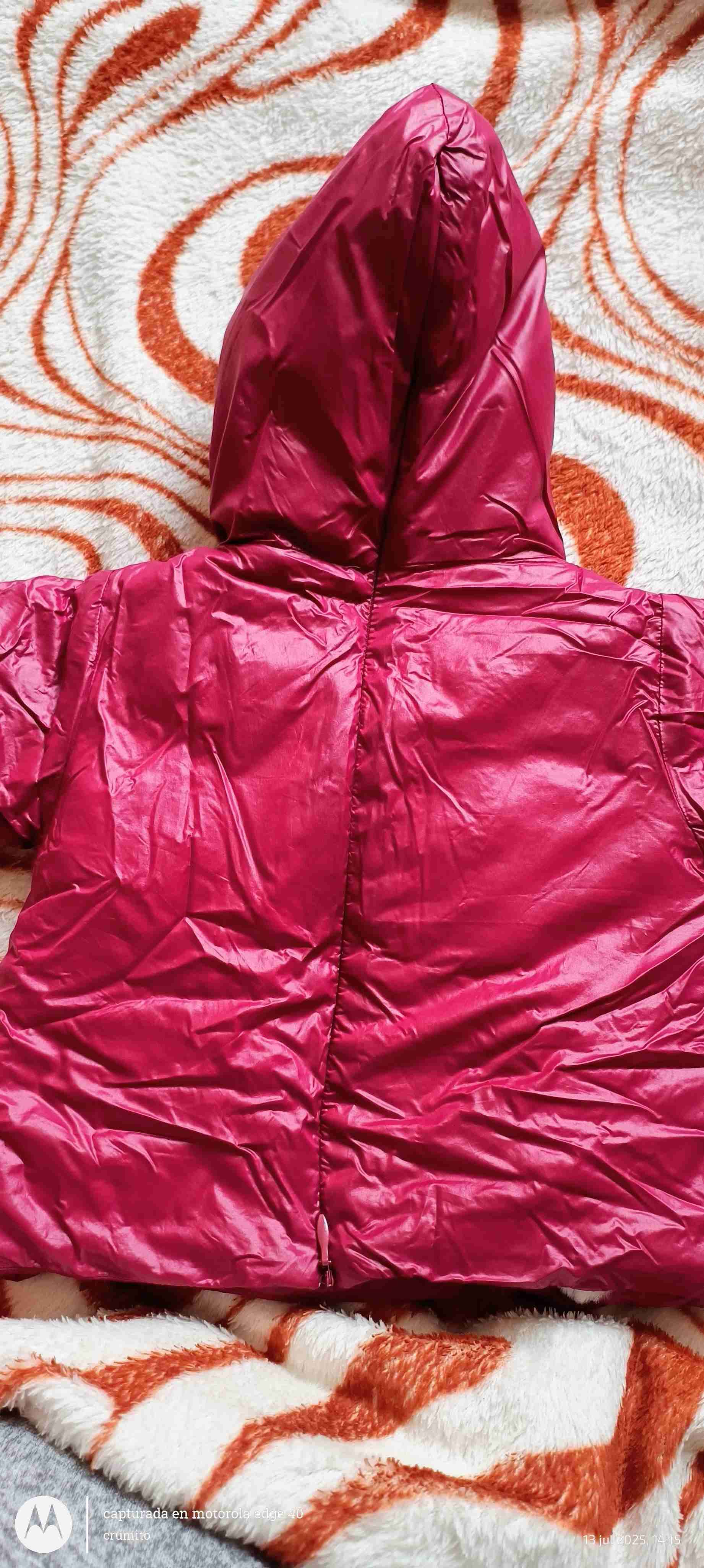 Chaqueta impermeable roja infantil - miniatura 2
