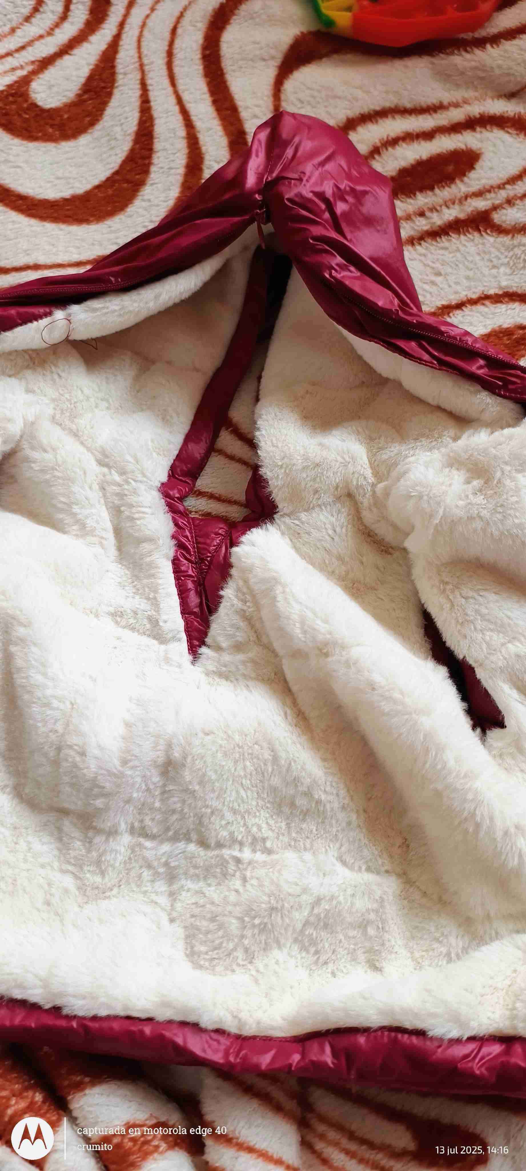 Chaqueta impermeable roja infantil - miniatura 4