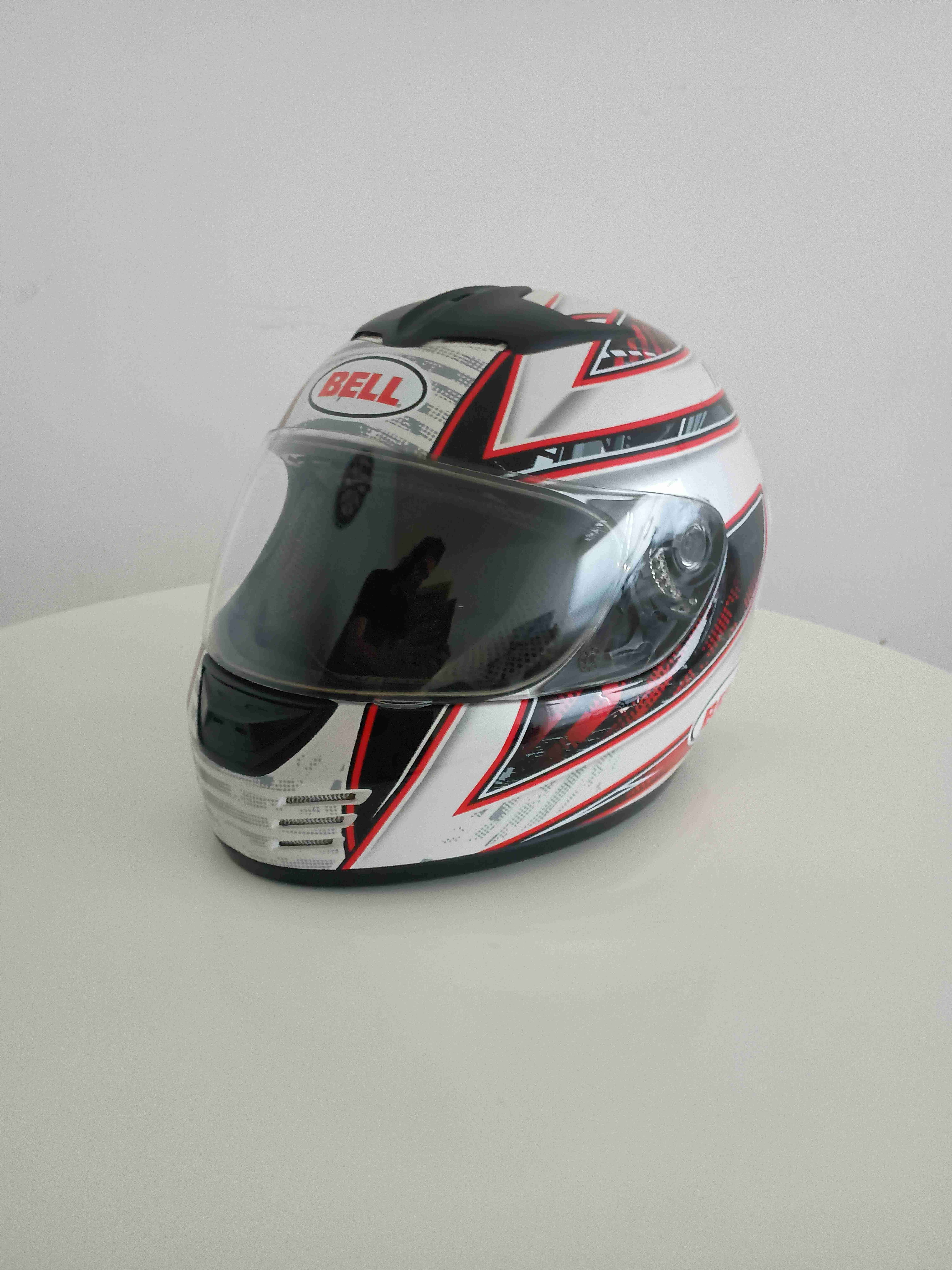 Casco de moto Bell blanco - miniatura 1