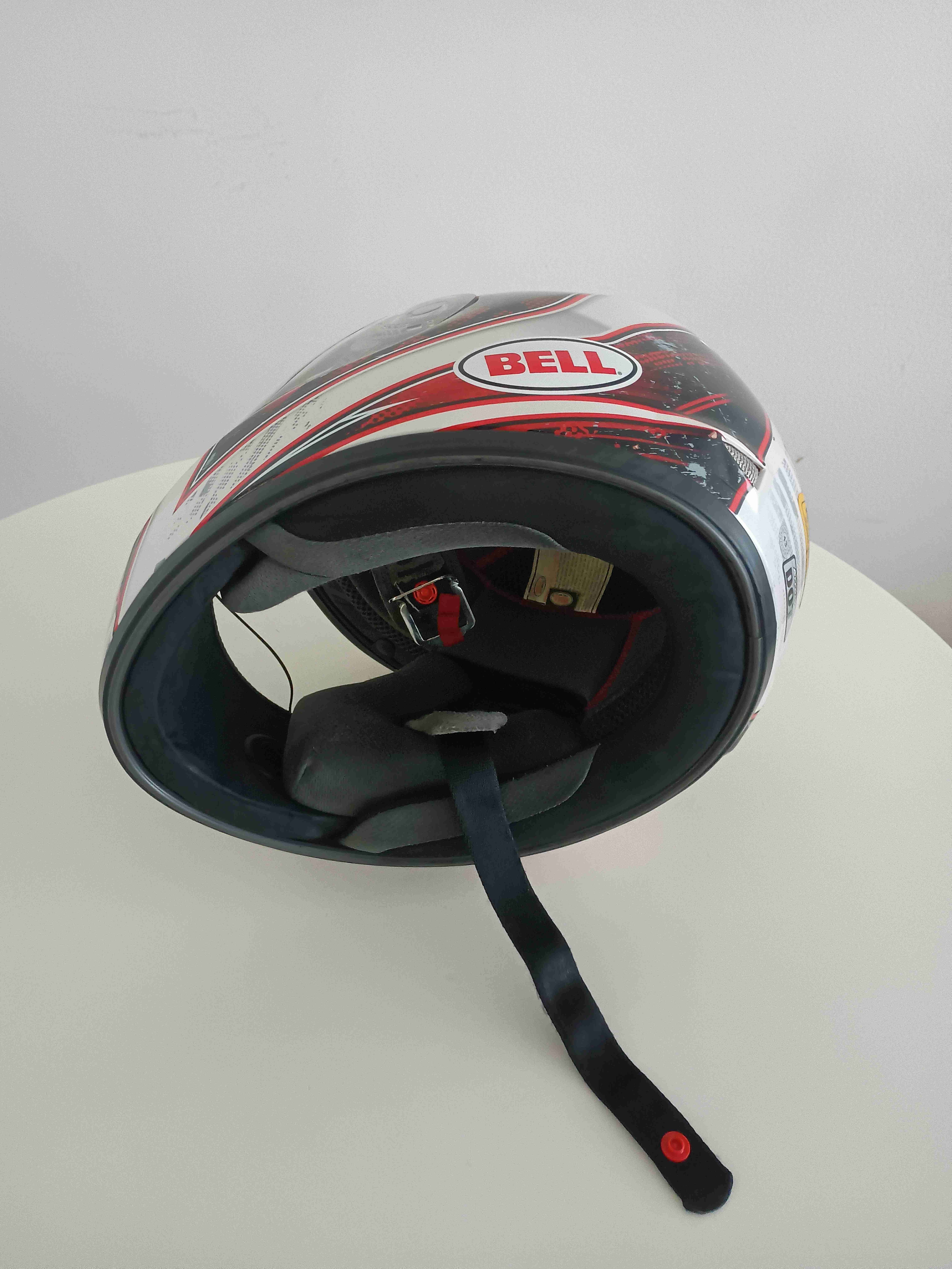 Casco de moto Bell blanco - miniatura 3