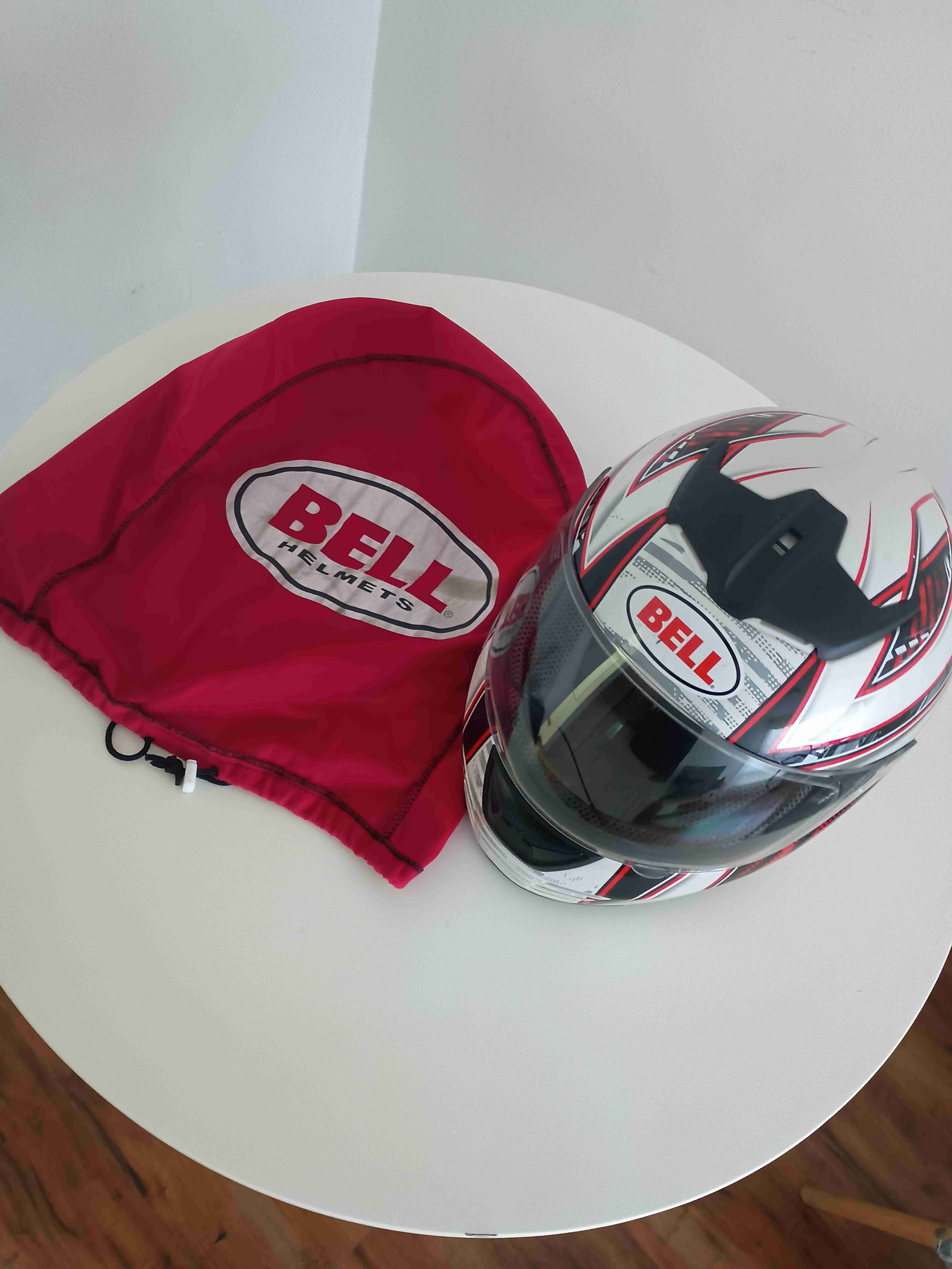 Casco de moto Bell blanco - miniatura 4