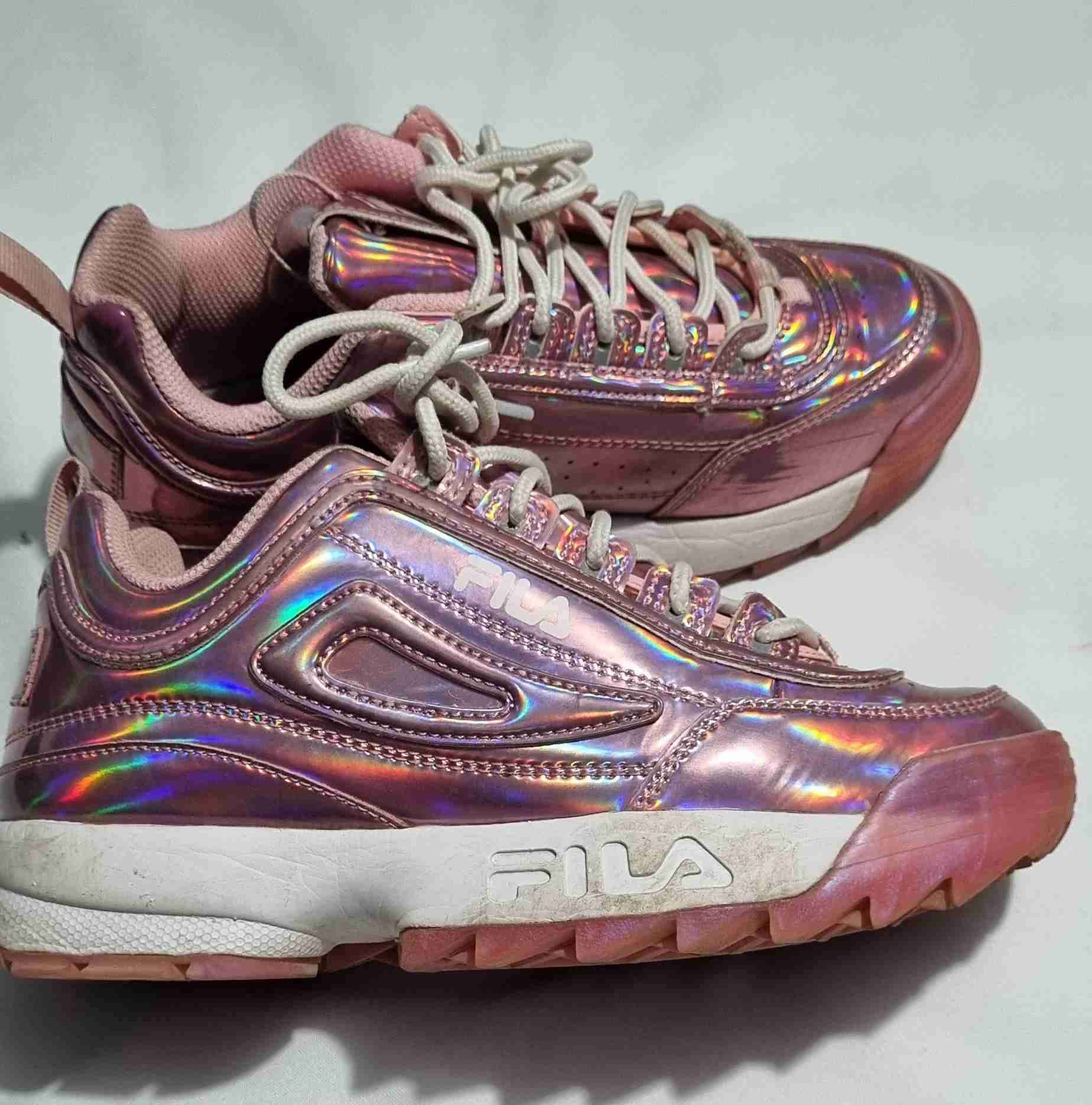 Zapatillas rosadas holográficas - miniatura 3