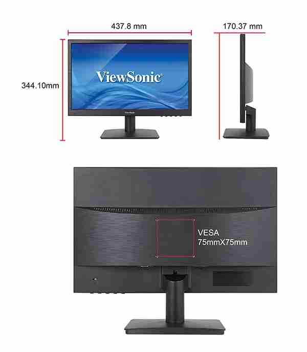 Monitor ViewSonic 19 pulgadas - miniatura 4