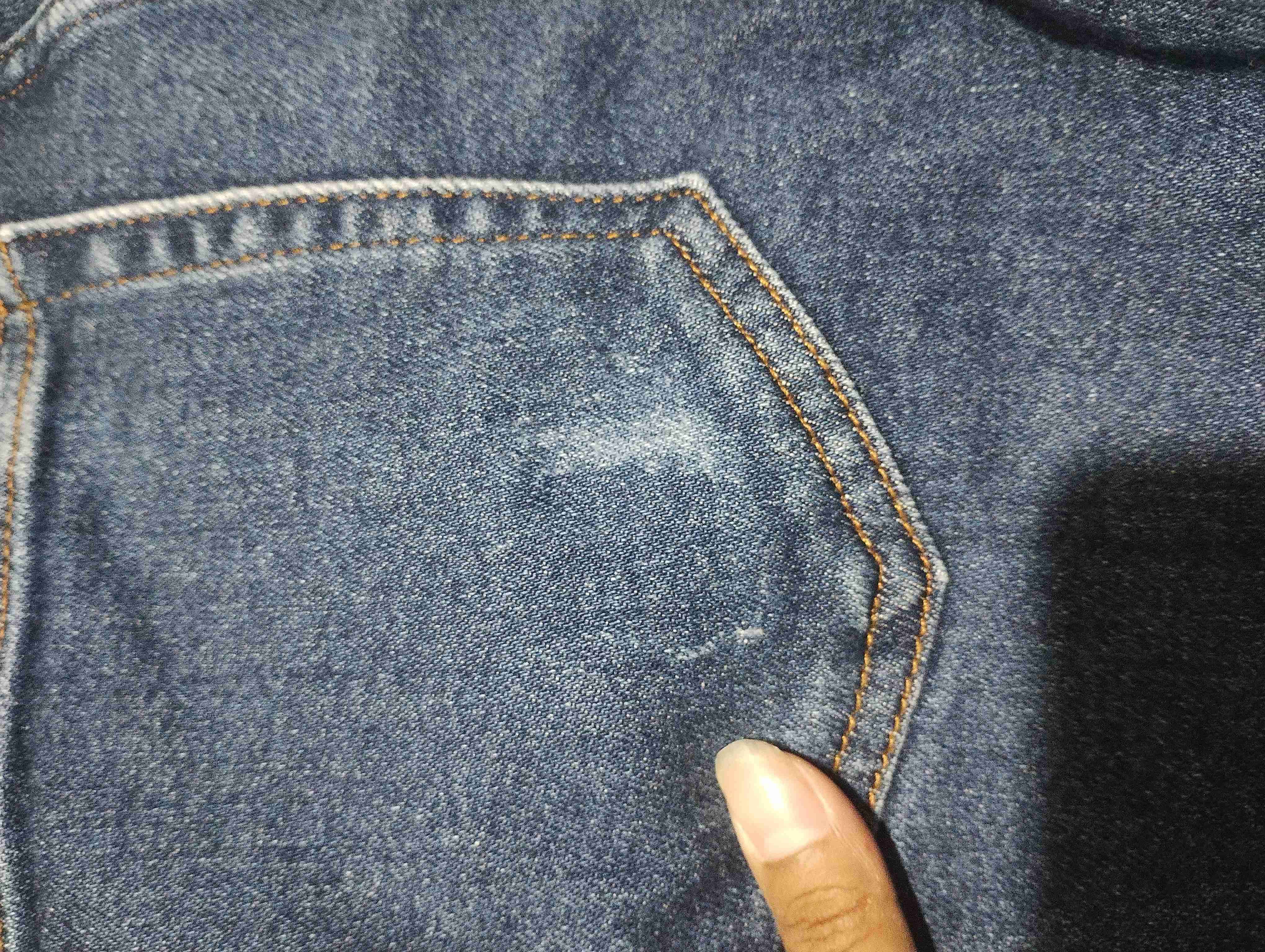 Jeans azul H&M talla 34 - miniatura 2