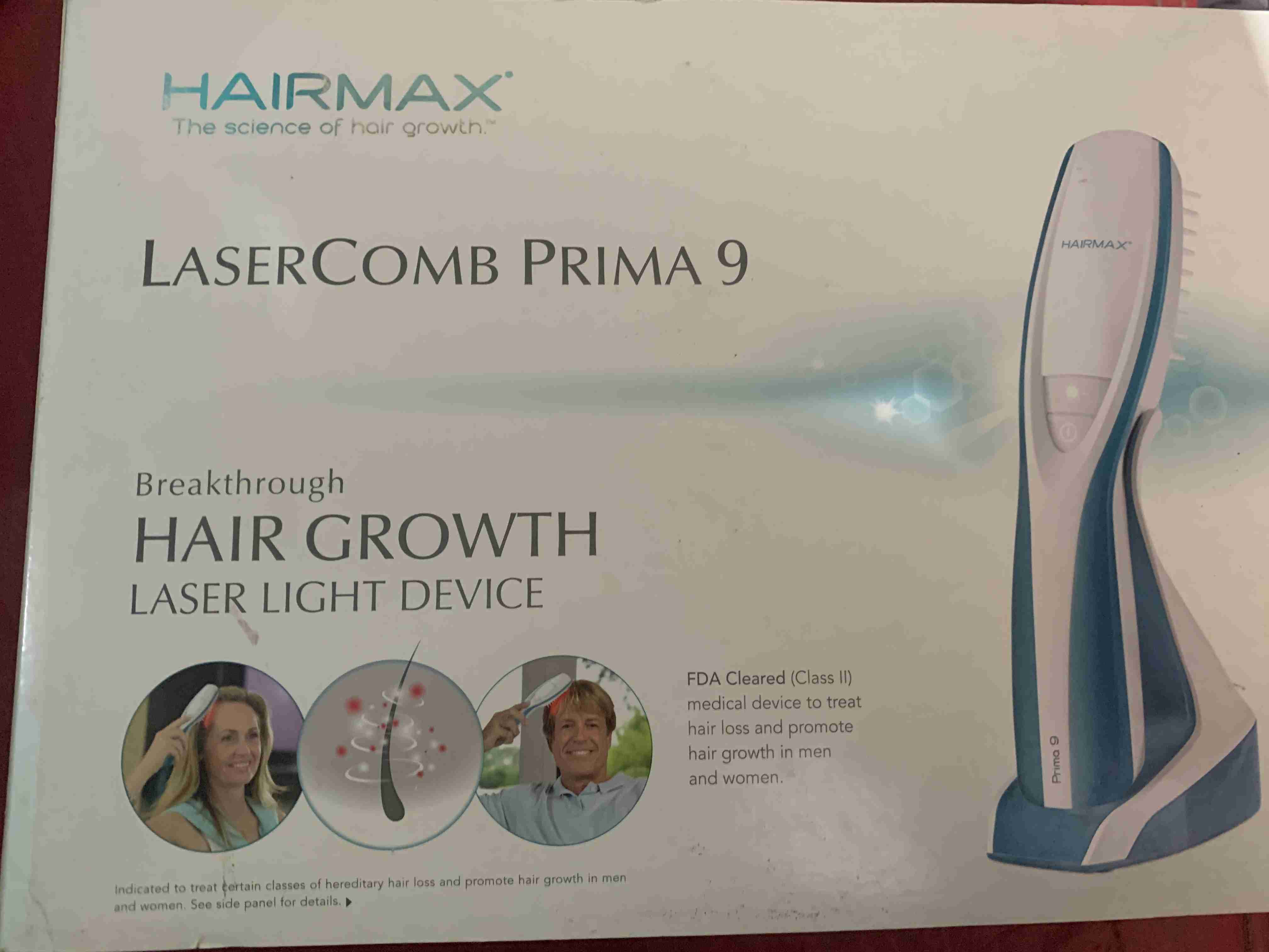 Peine láser HairMax Prima 9 - miniatura 1