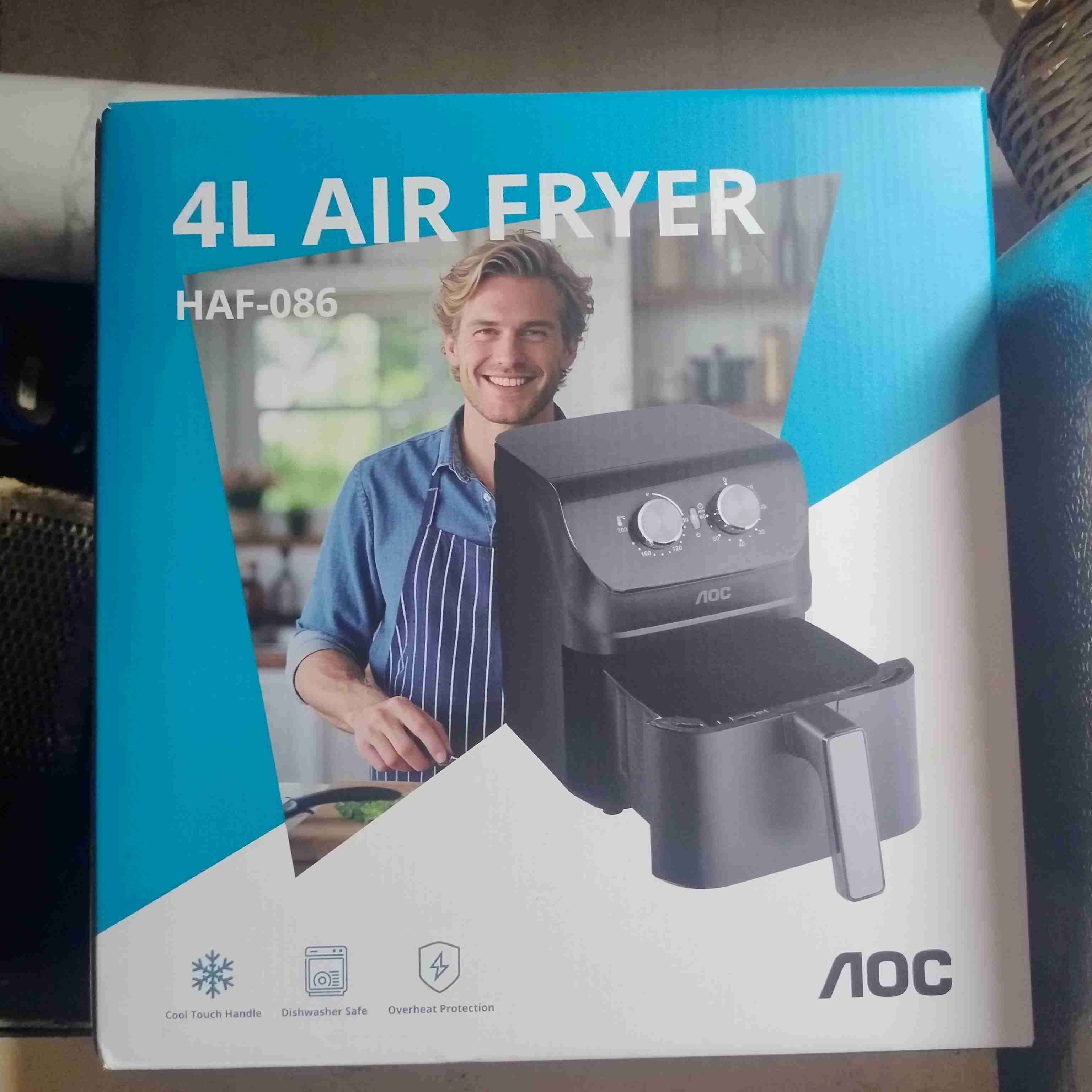 Freidora de aire AOC negra - miniatura 5