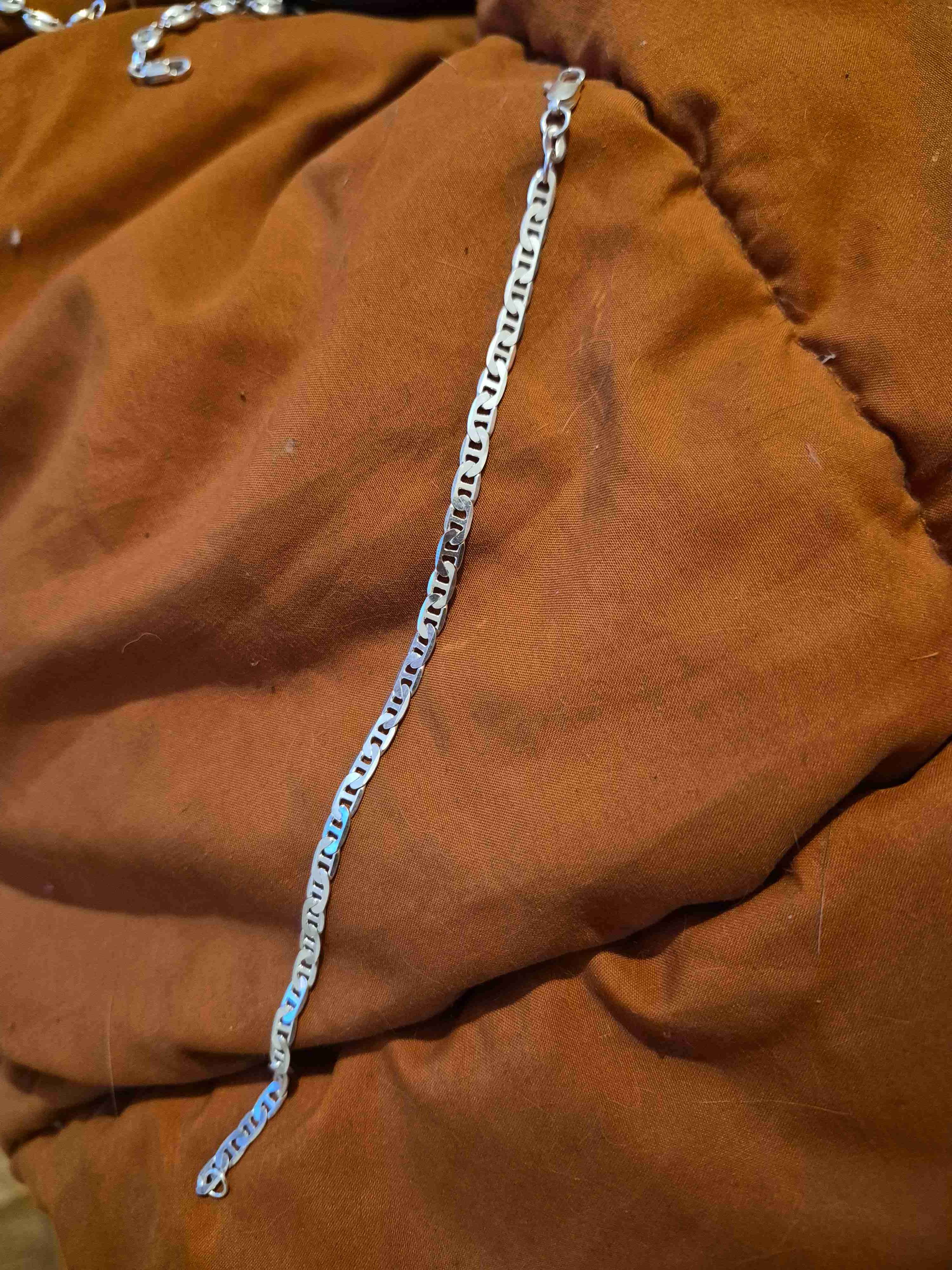 Pulsera de eslabones de plata