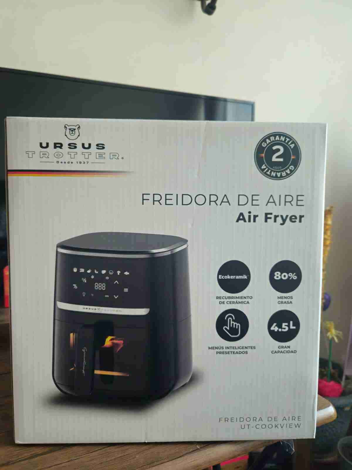 Freidora de aire digital negra - miniatura 5