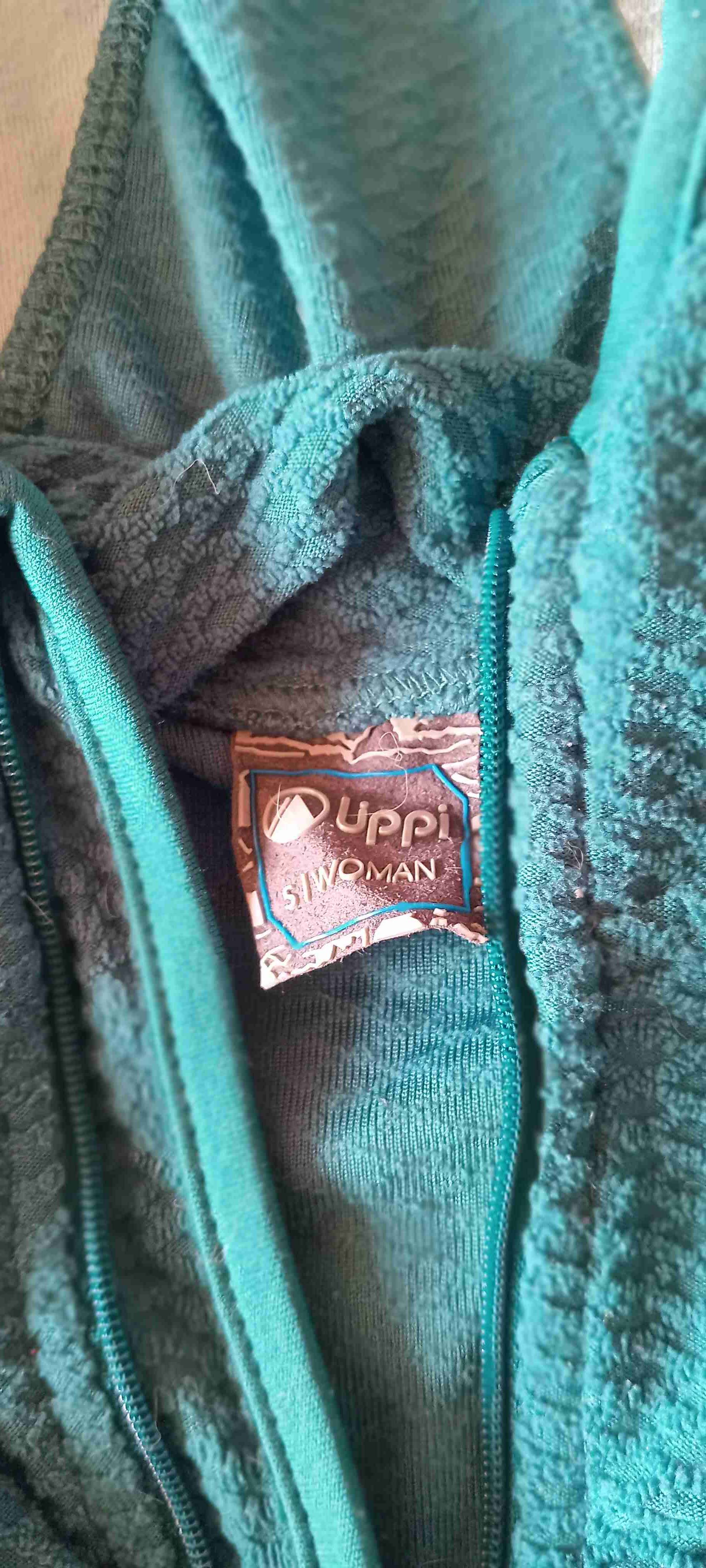 Polerón deportivo azul con capucha S - miniatura 2