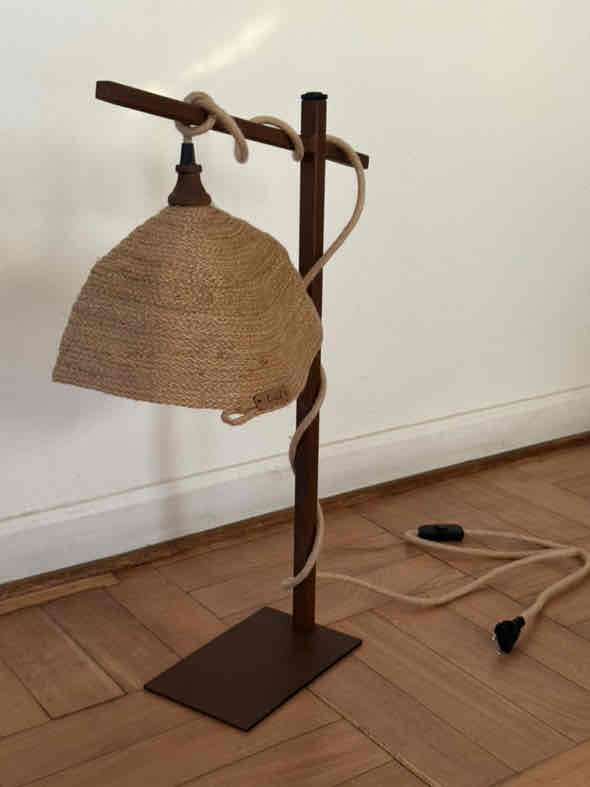 Lámpara de sobremesa CasaLuze SIN USO , color oxid - miniatura 2