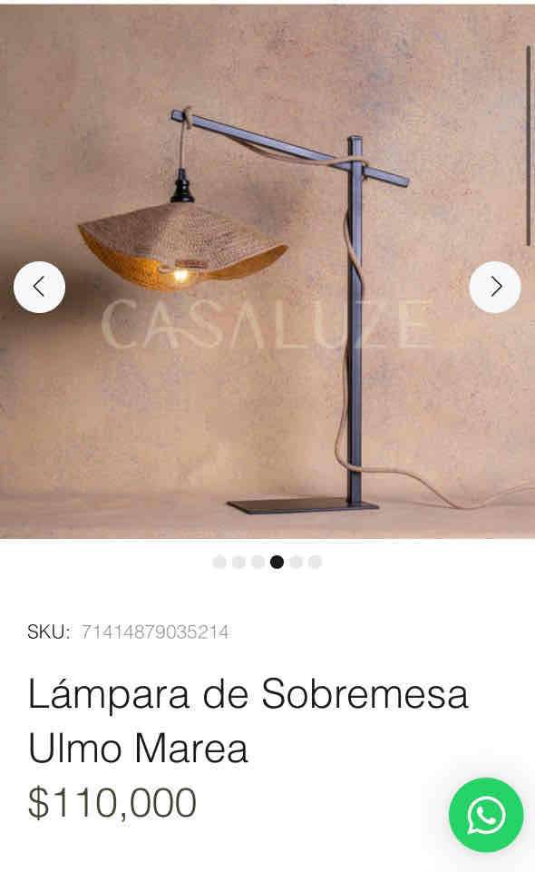 Lámpara de sobremesa CasaLuze SIN USO , color oxid - miniatura 5