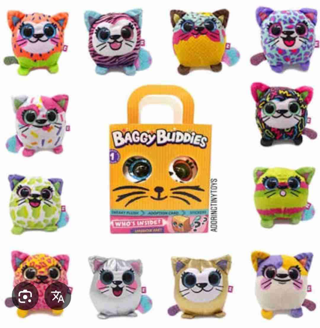 Peluches sorpresa Baggy Buddies Pack de 4 - miniatura 3
