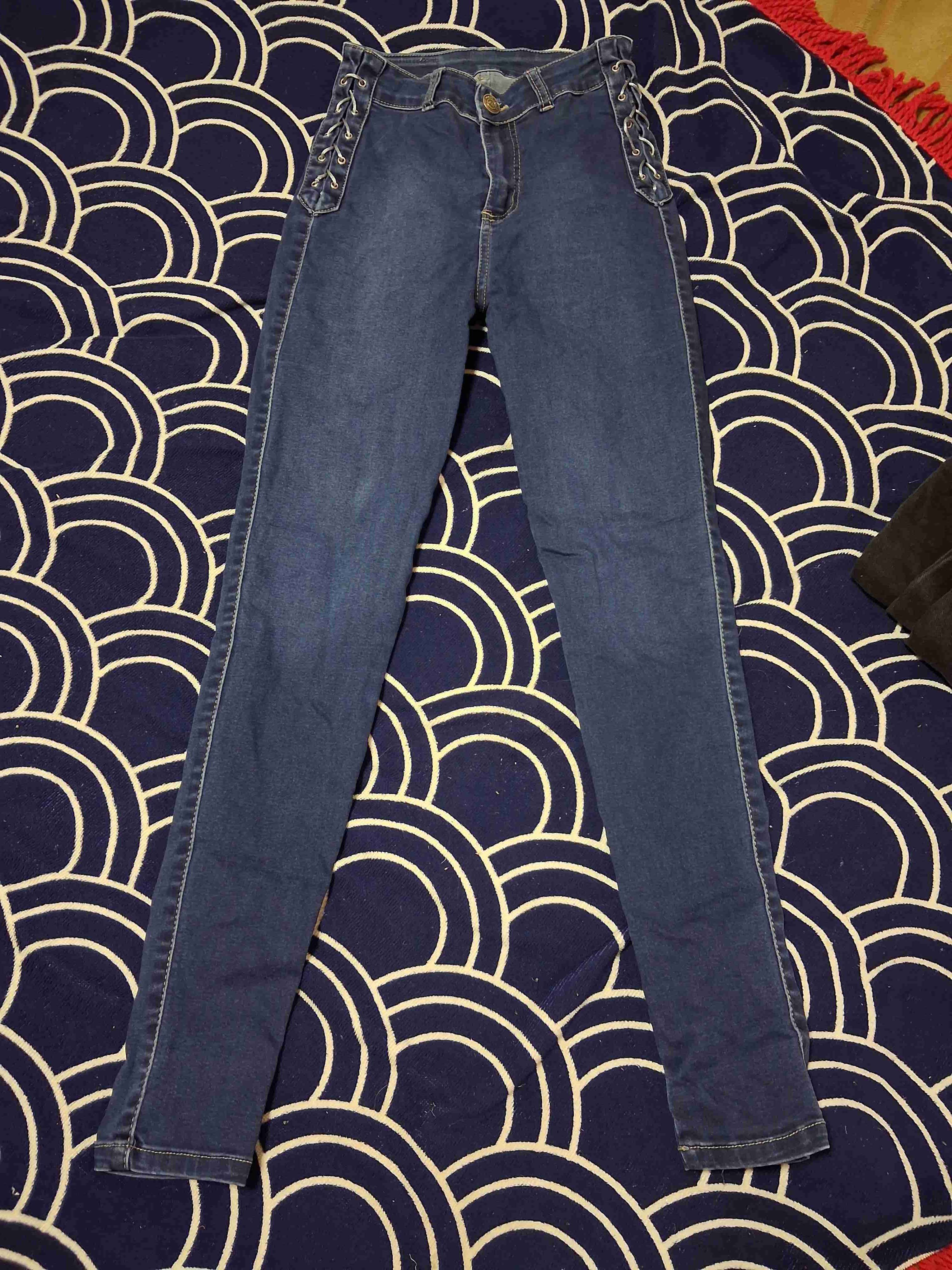 Jeans de mezclilla azul mujer - miniatura 2