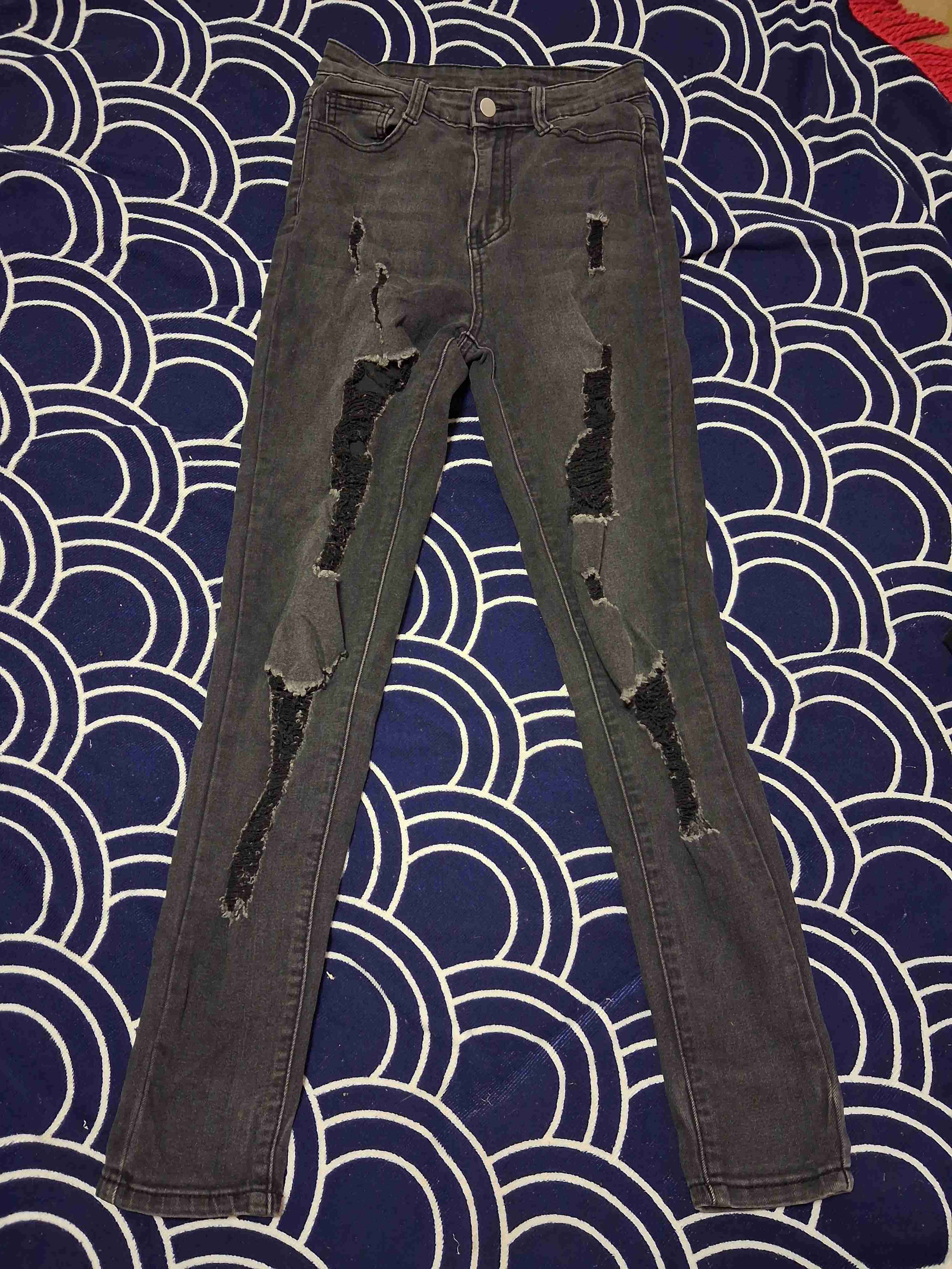 Jeans de mezclilla azul mujer - miniatura 4