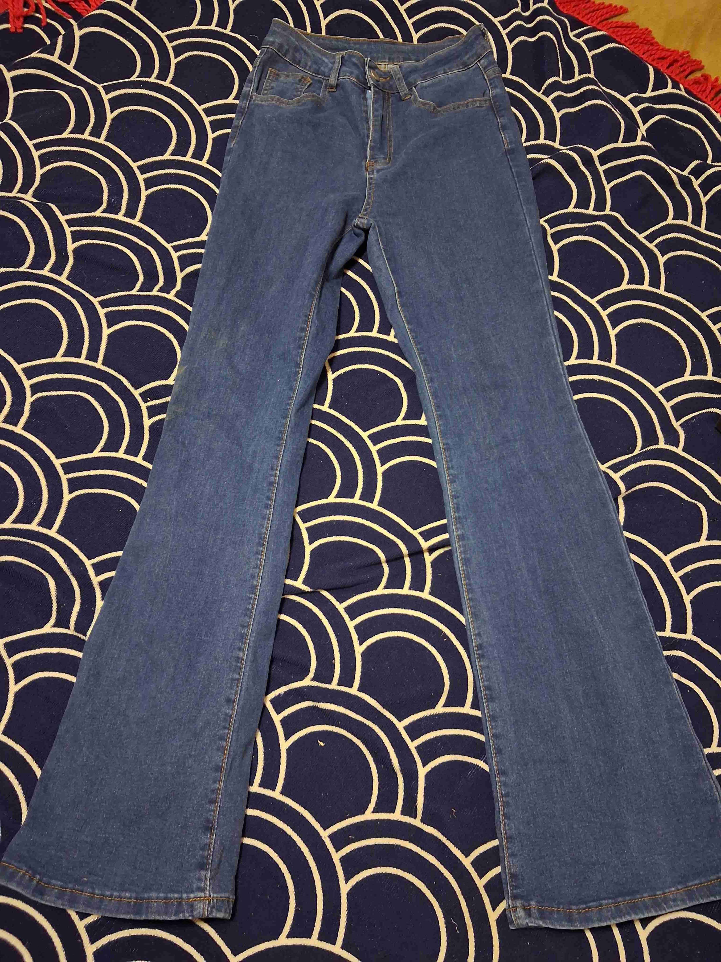 Jeans de mezclilla azul mujer - miniatura 5