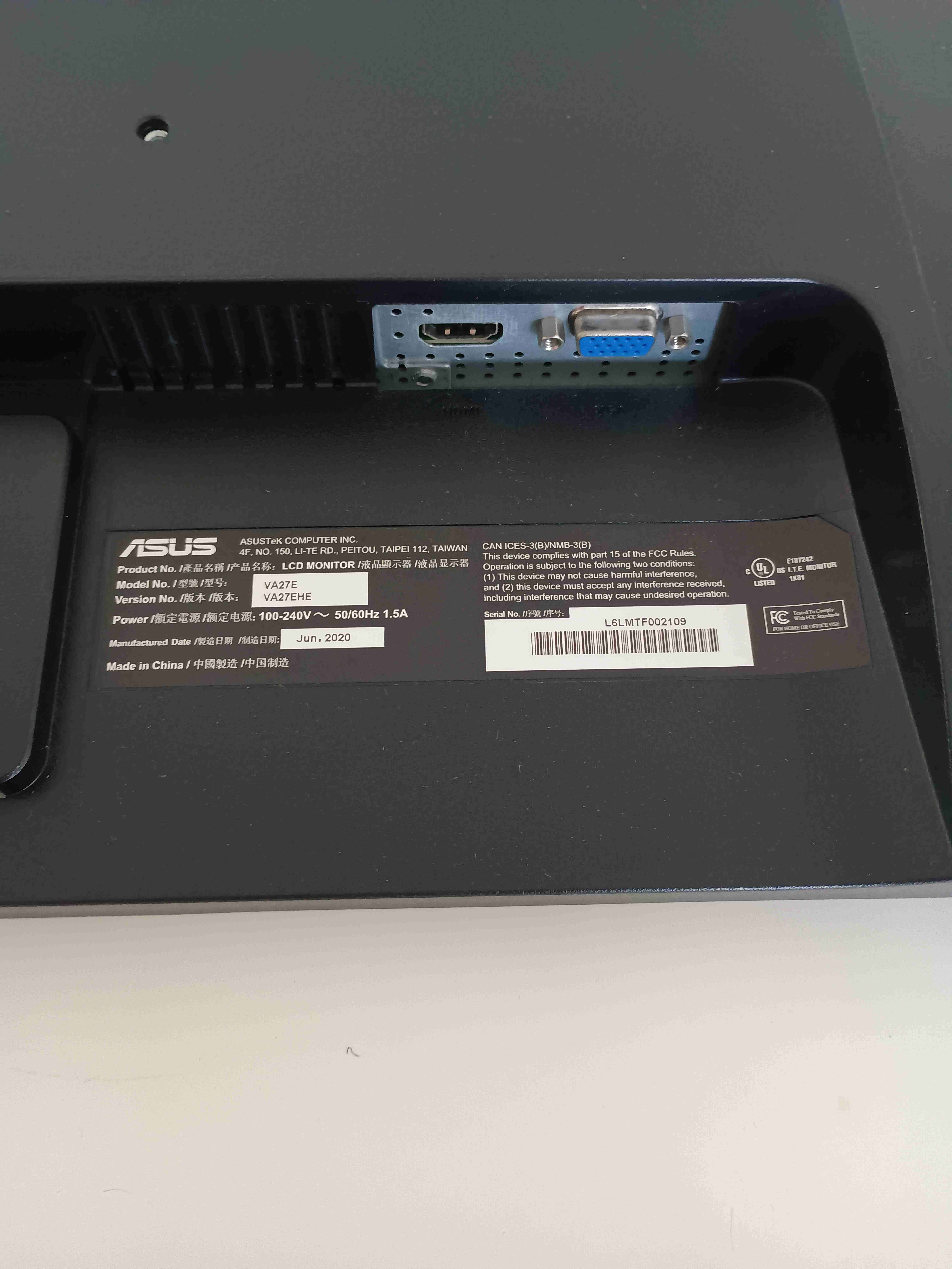 Monitor ASUS 27" VA27EHF (100Hz / IPS) - miniatura 4