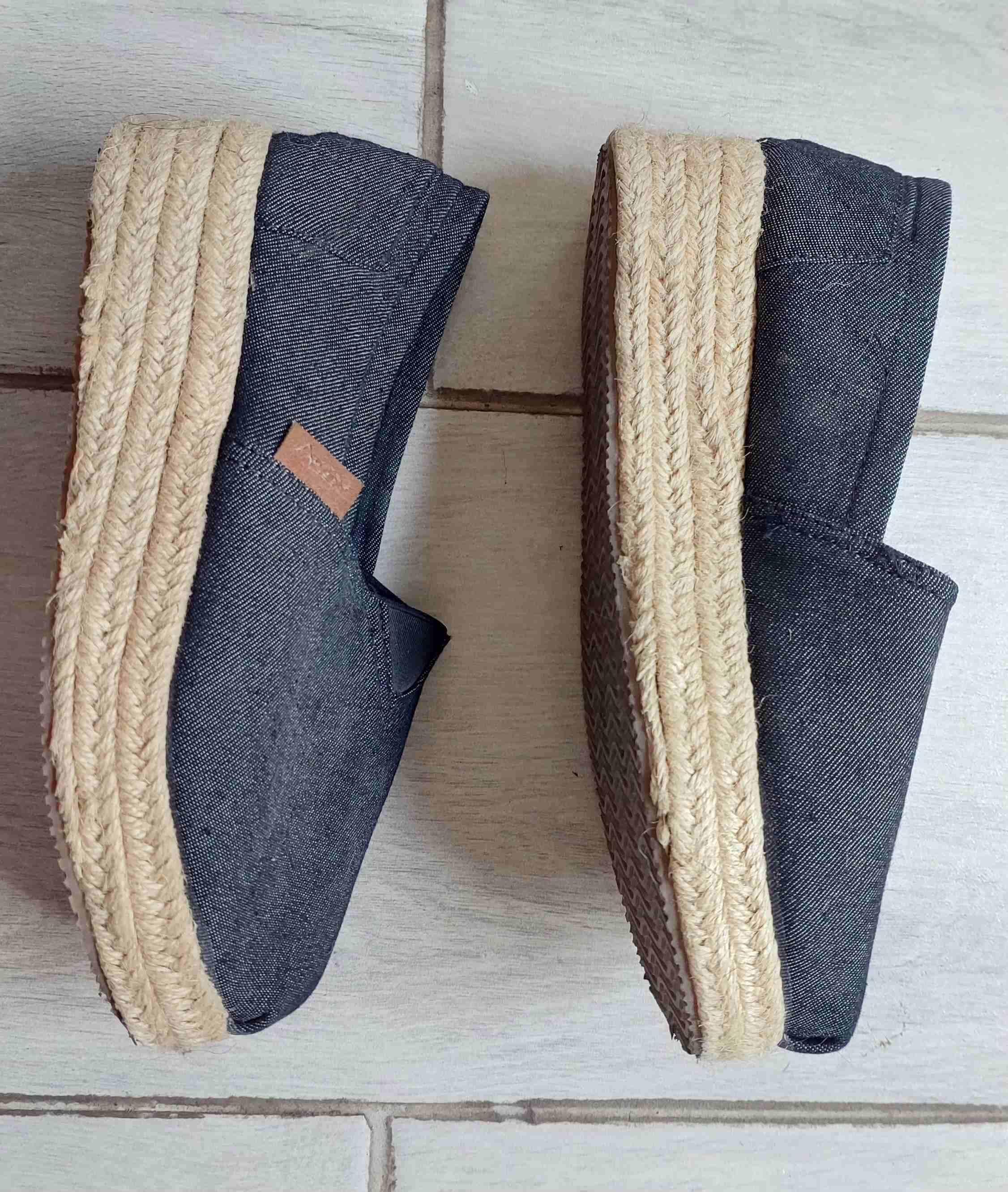 Alpargatas negras de tela Aussie - miniatura 3