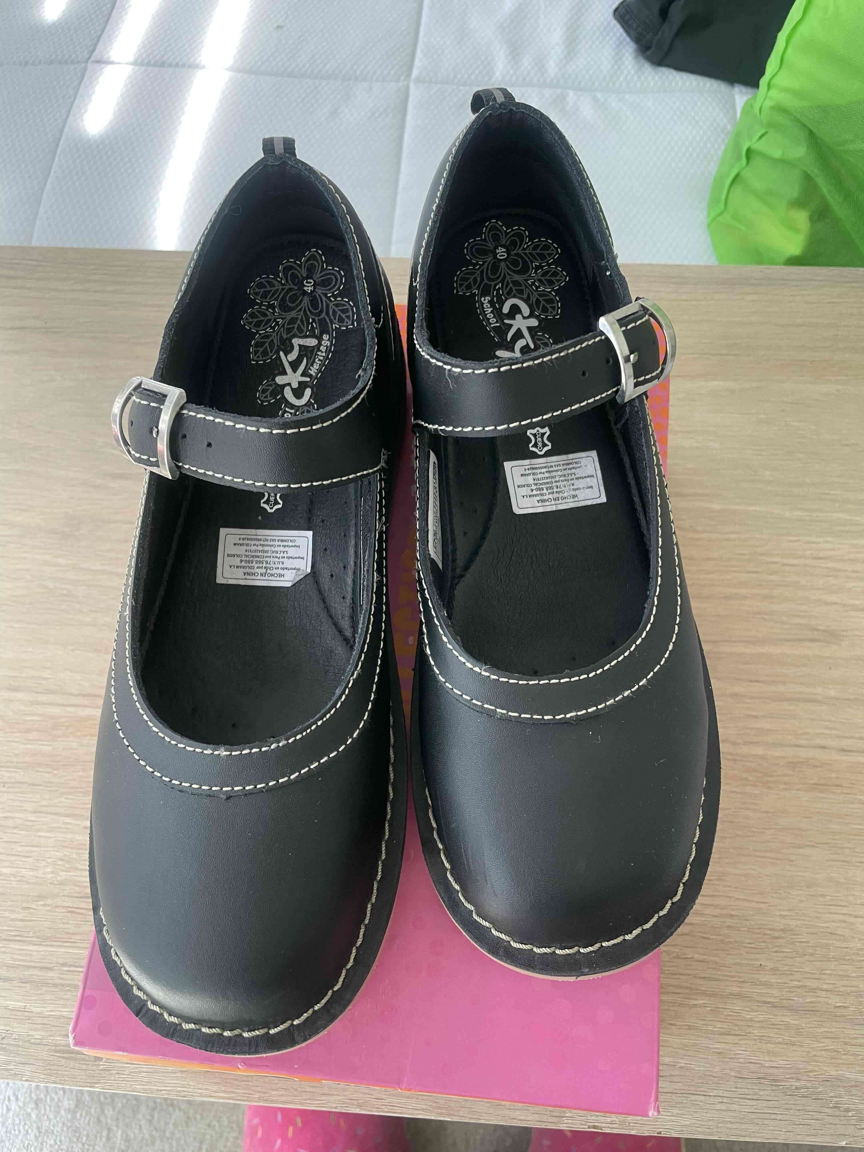 Zapatos negros de niña CKY - miniatura 3