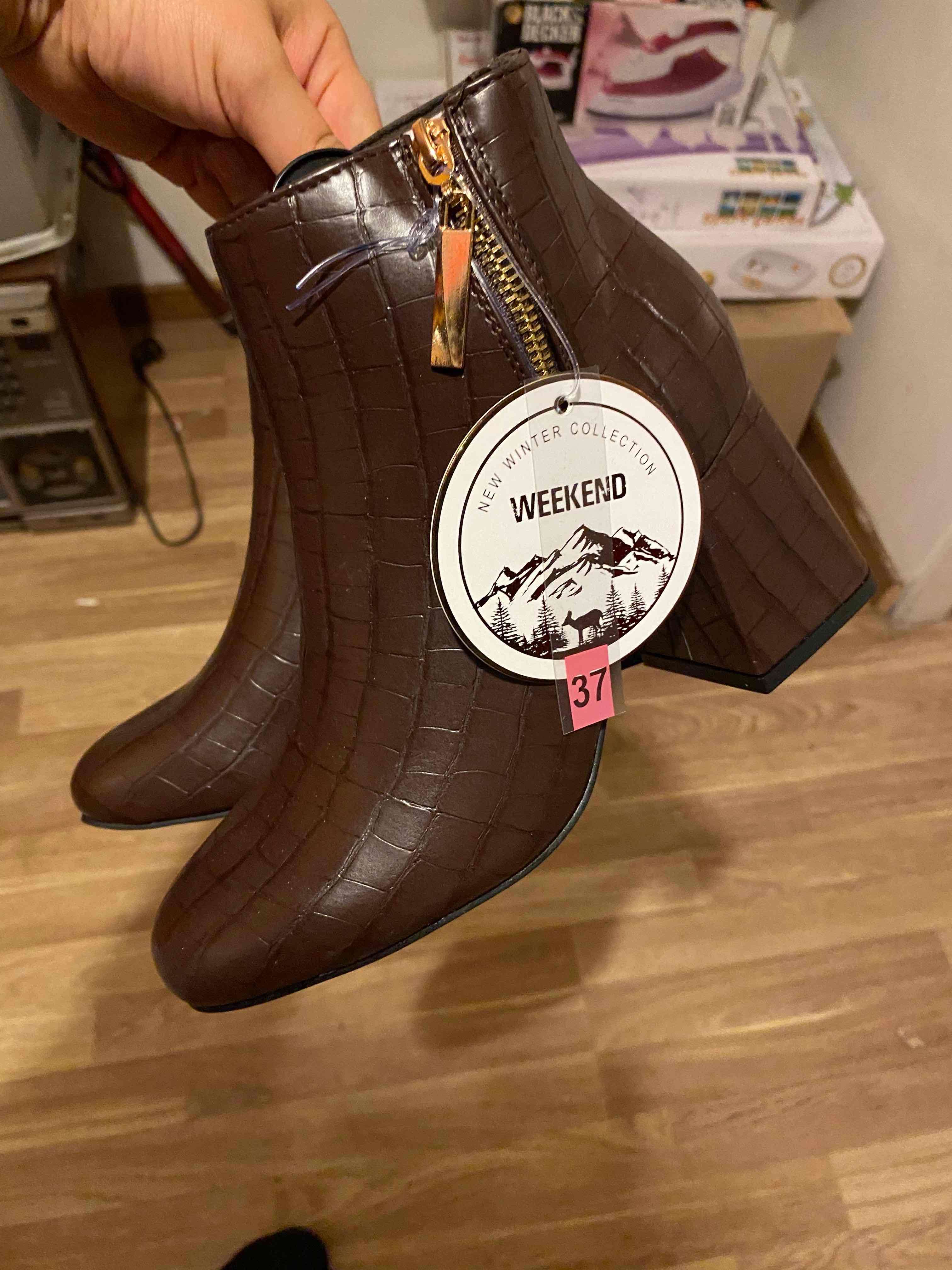 BOTINES CON TACO TALLA 37 WEEKEND ZAPATOS MUJER - miniatura 2