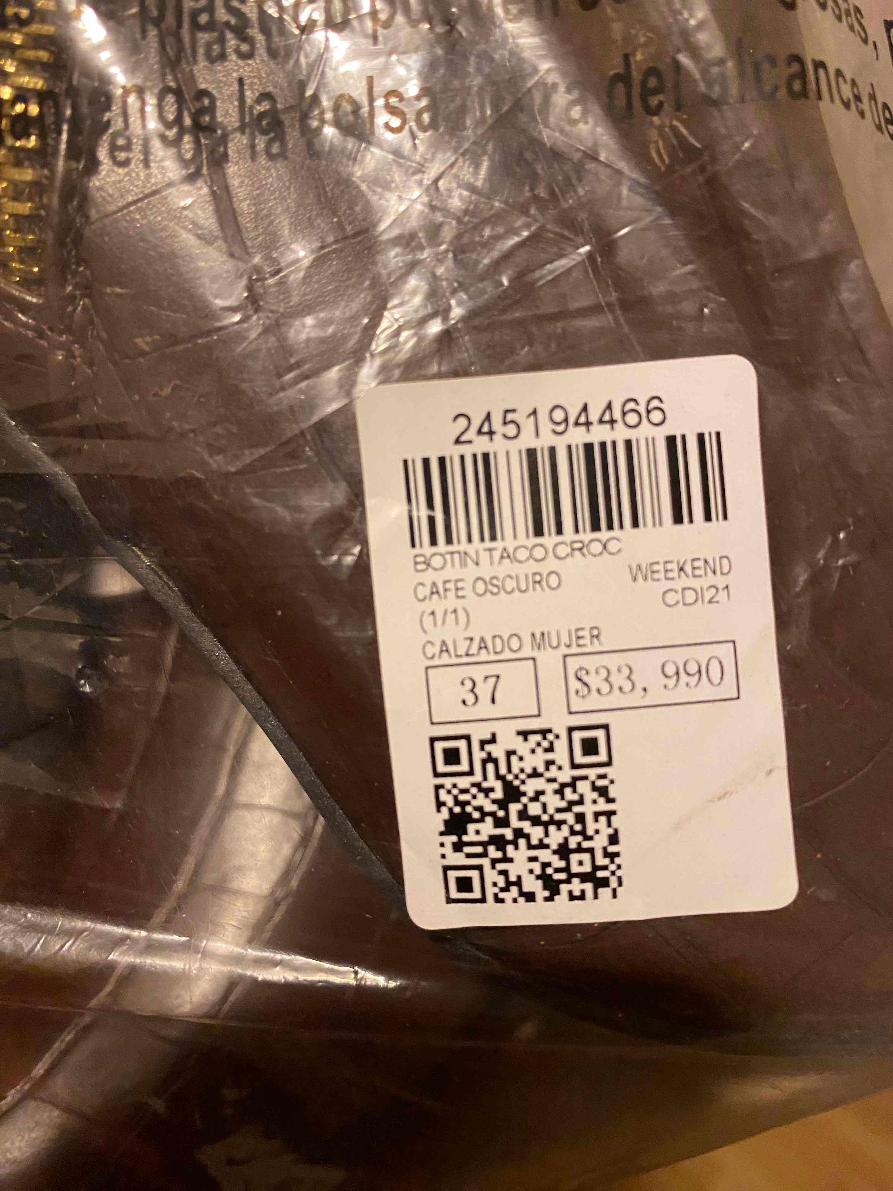 BOTINES CON TACO TALLA 37 WEEKEND ZAPATOS MUJER - miniatura 6