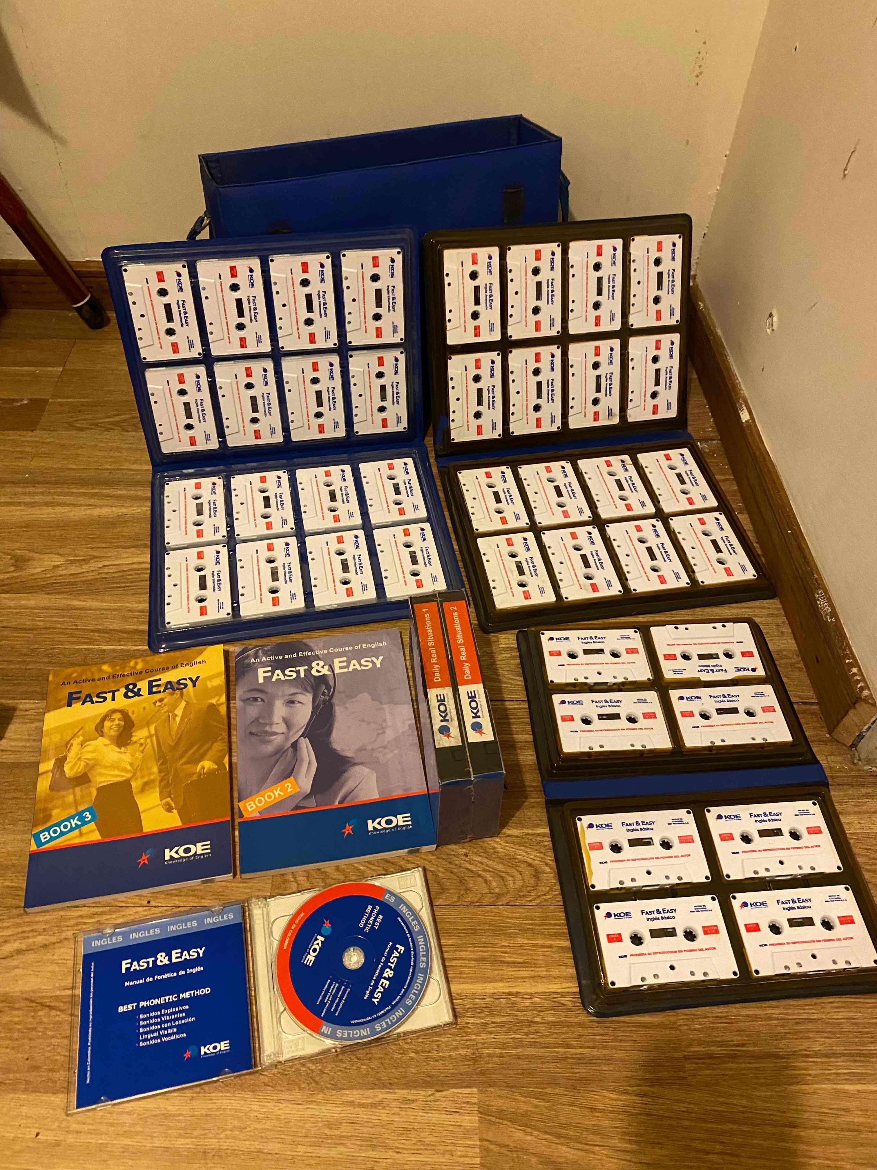 CASSETE-VHS-CD-LIBROS KOE ACADEMIA INGLÉS KIT - miniatura 3