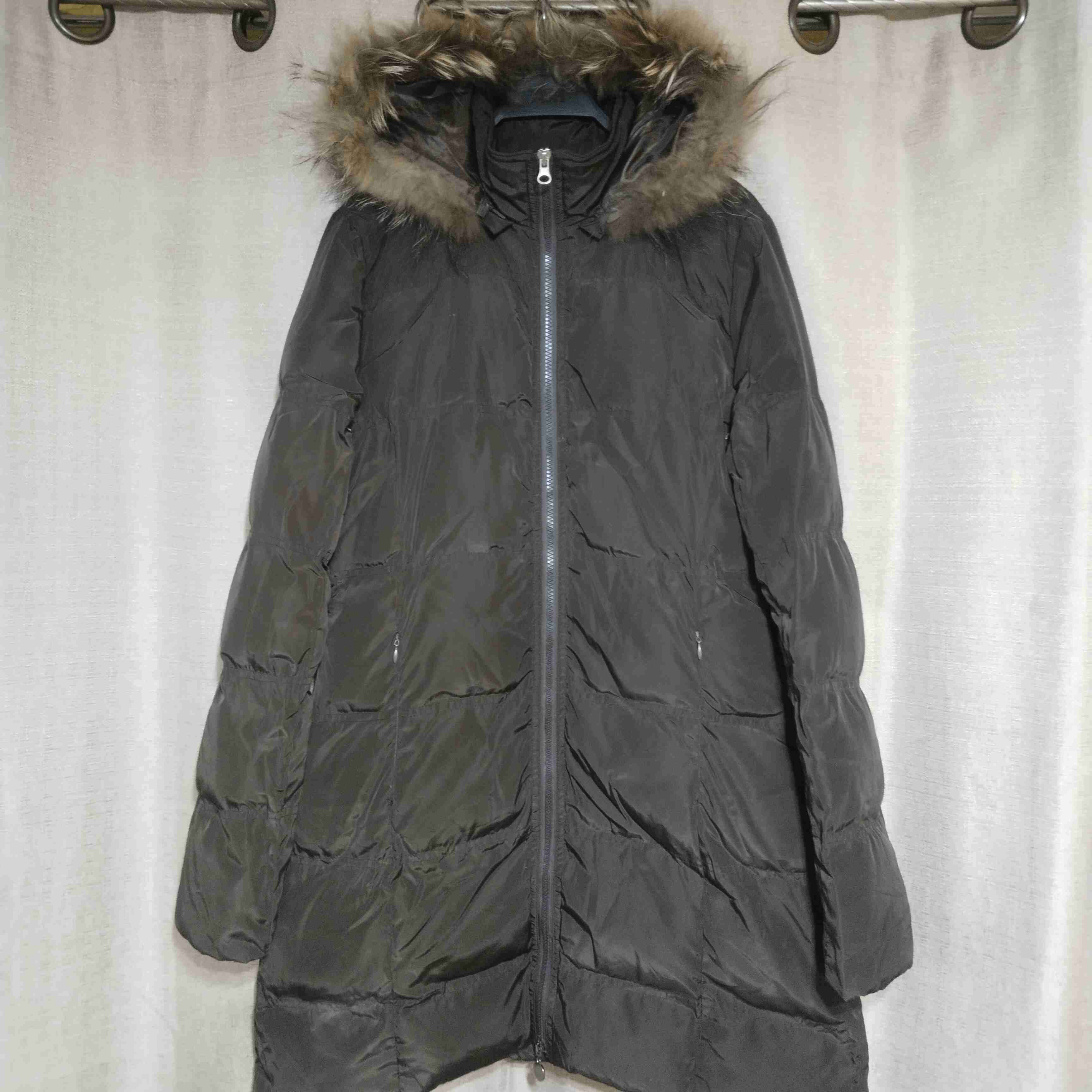 Parka café con gorro desmontable - miniatura 2