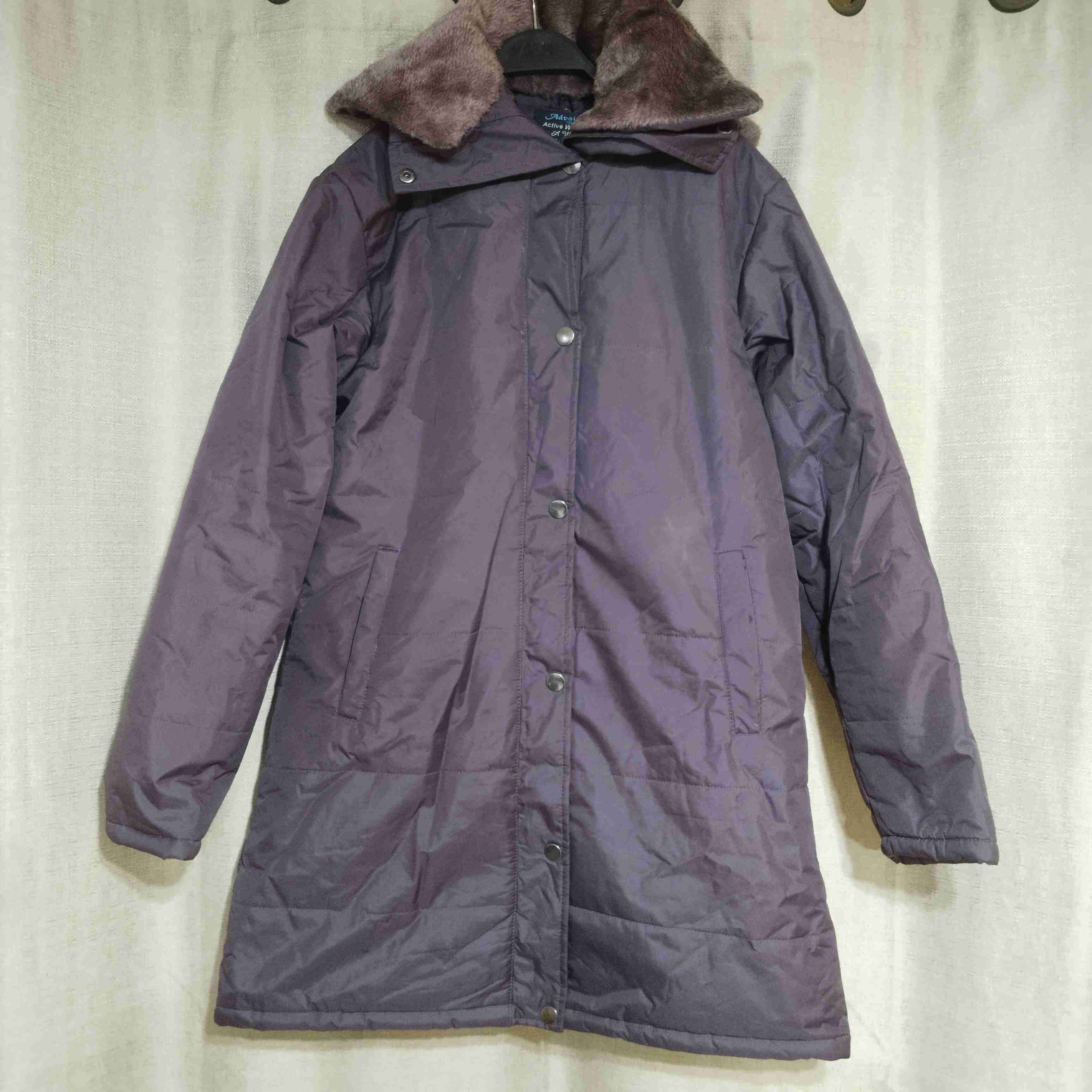 Parka morada desmontable talla S - miniatura 2