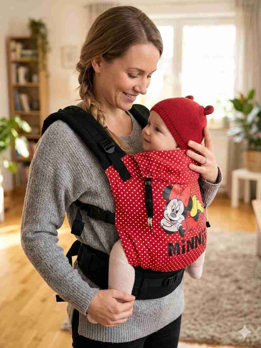 Mochila Ergonómica porta bebé  Minnie Mouse - miniatura 2