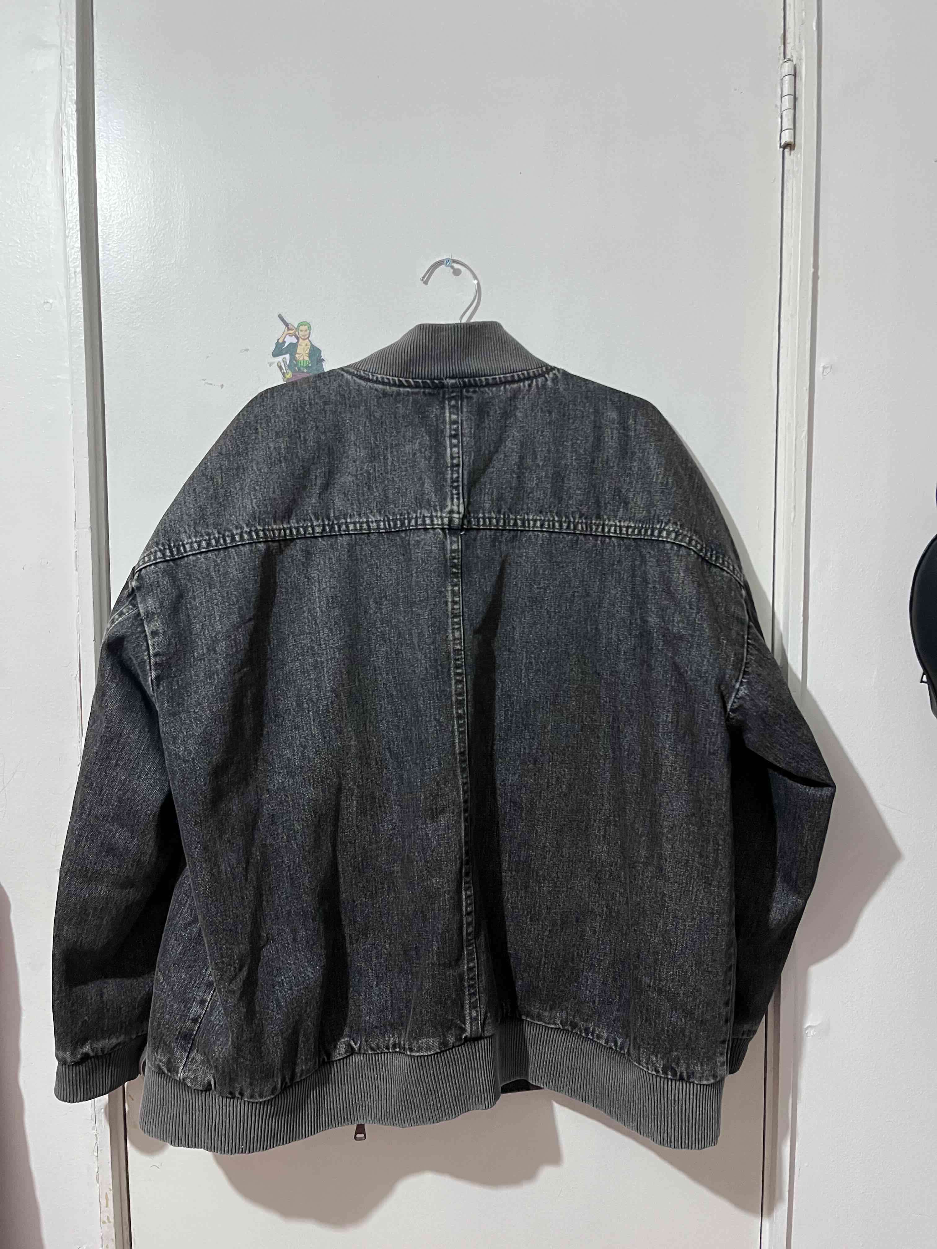 Chaqueta denim gris oscuro - miniatura 3