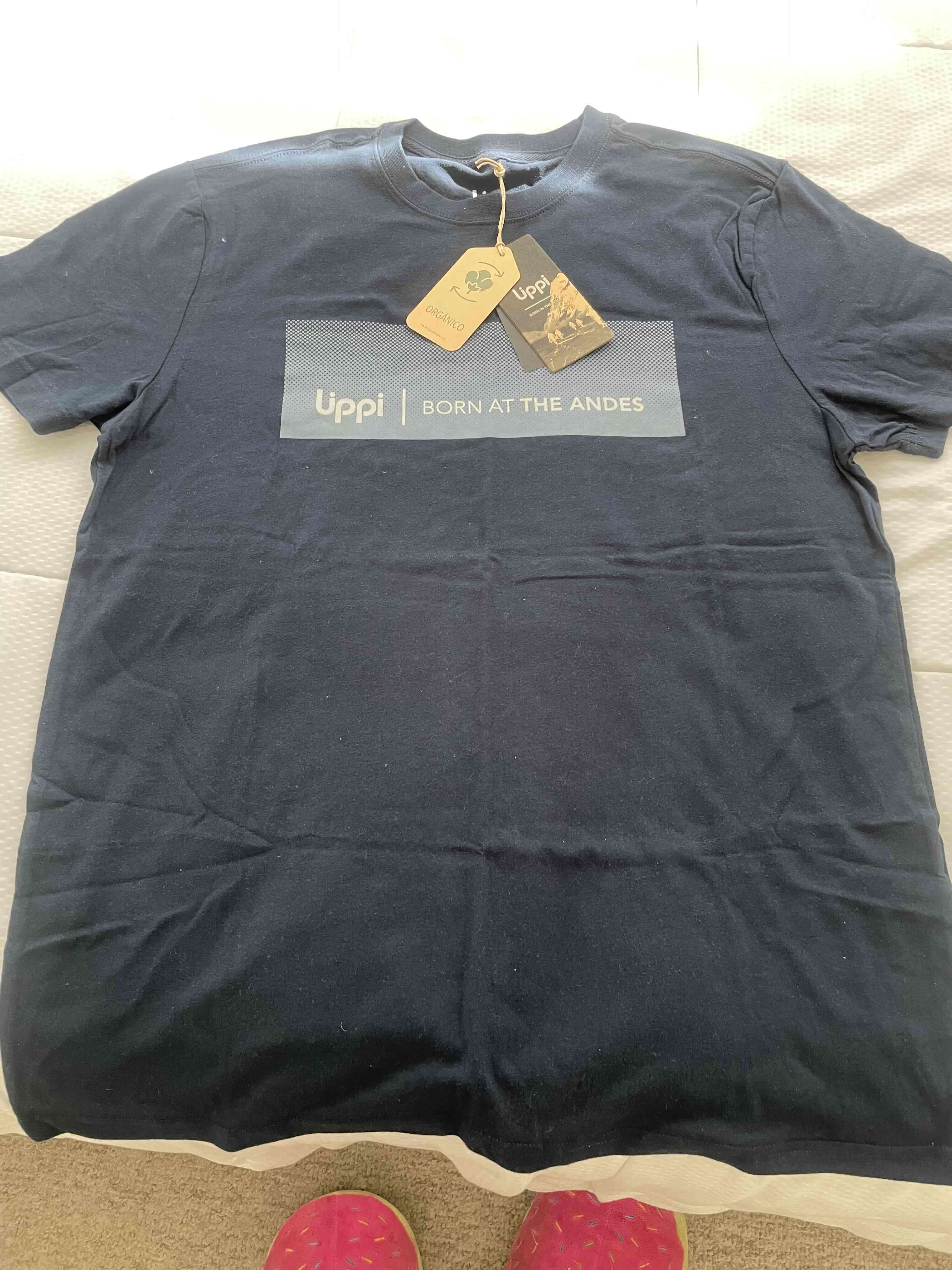 Polera azul algodón hombre - miniatura 2