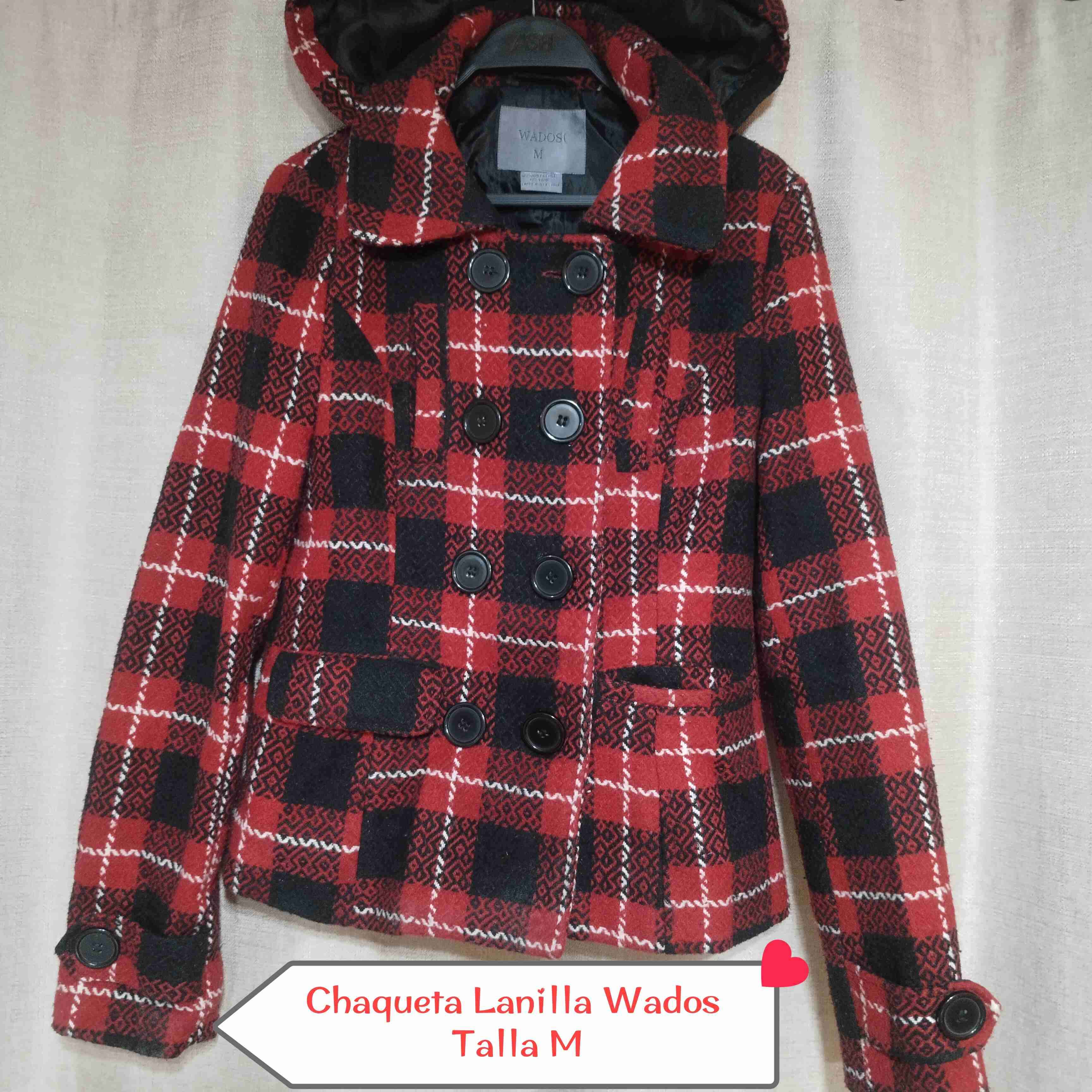 Abrigo de cuadros rojo y negro - miniatura 2