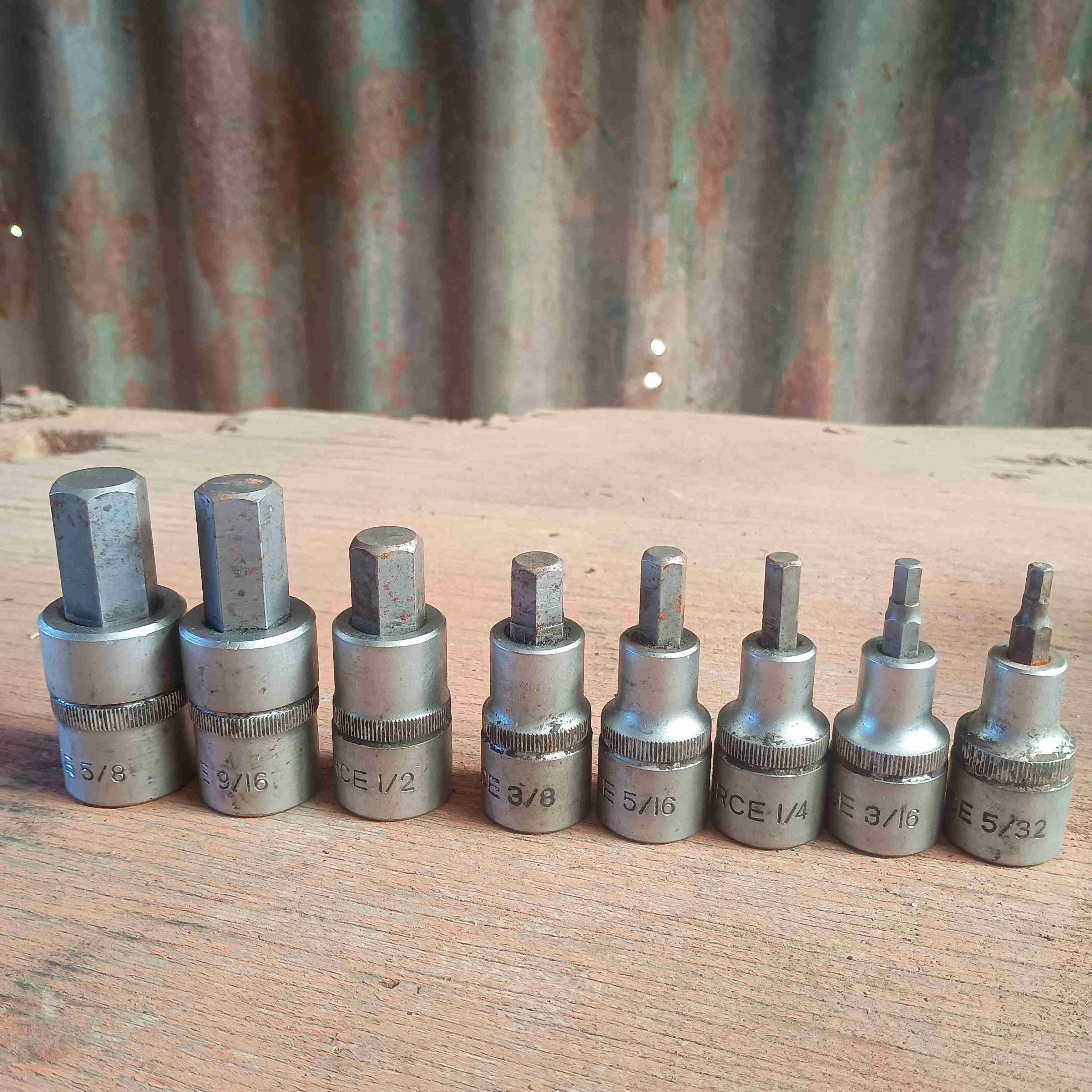 Juego de puntas hexagonales