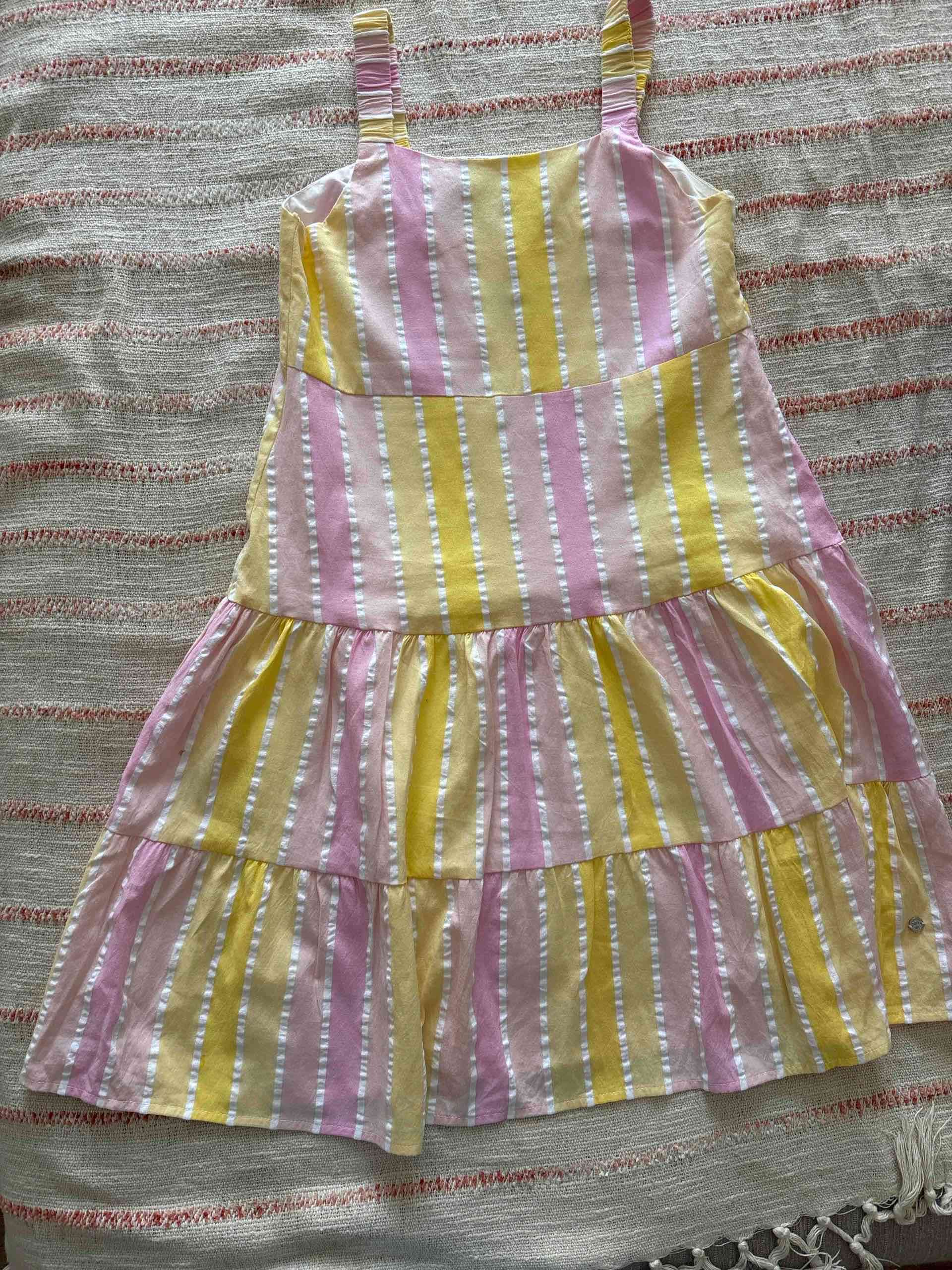 Vestido a rayas pastel