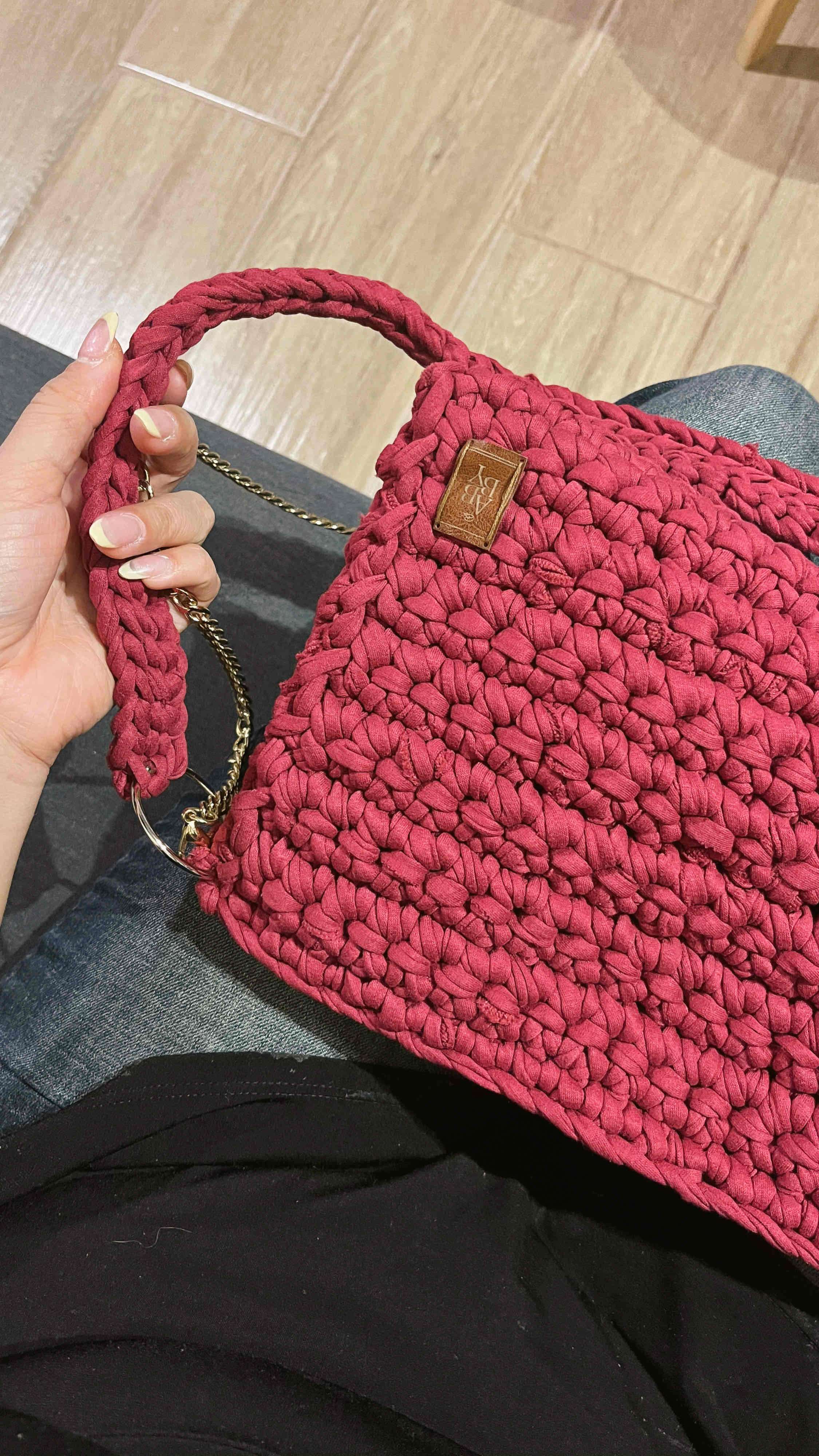 Cartera Trapillo tejida LEER DESCRIPCIÓN - miniatura 4