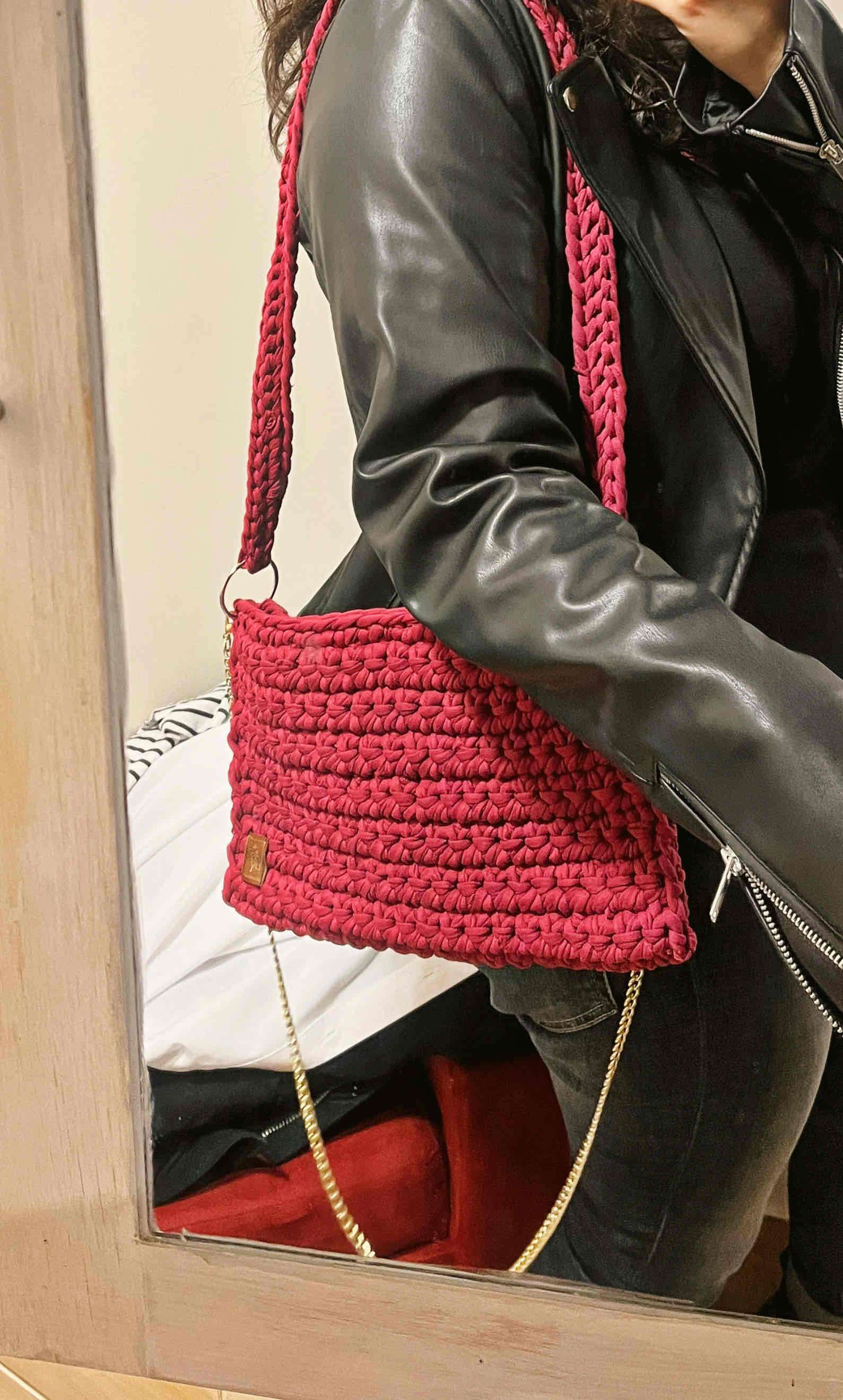 Cartera Trapillo tejida LEER DESCRIPCIÓN - miniatura 5