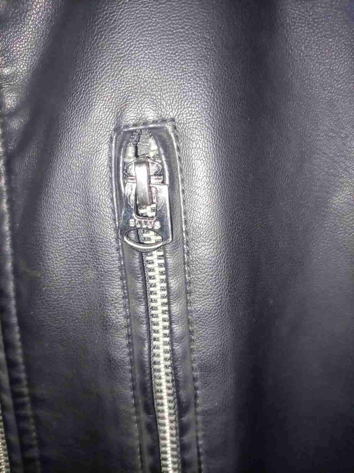 Chaqueta de cuero negra Ellus - miniatura 3