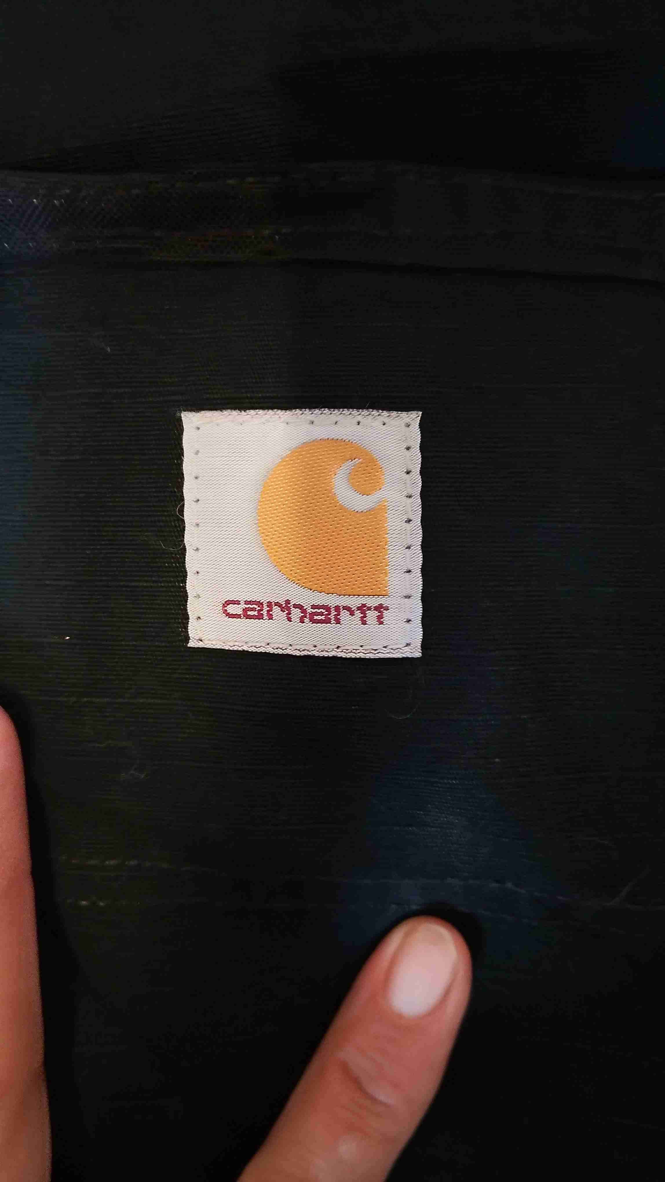 Pantalón negro cargo marca carhartt - miniatura 2