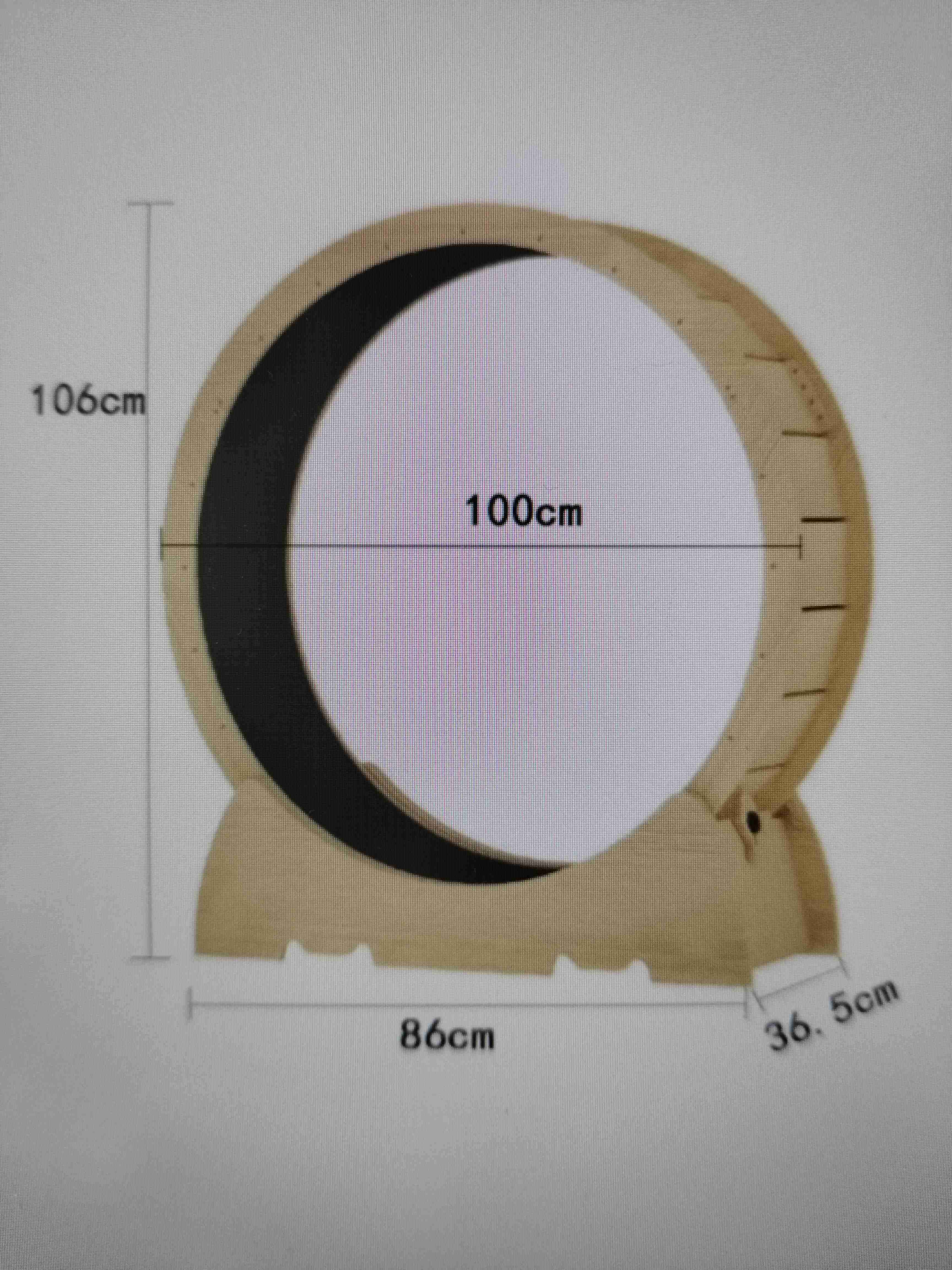 Ruleta para gatos de madera - miniatura 4