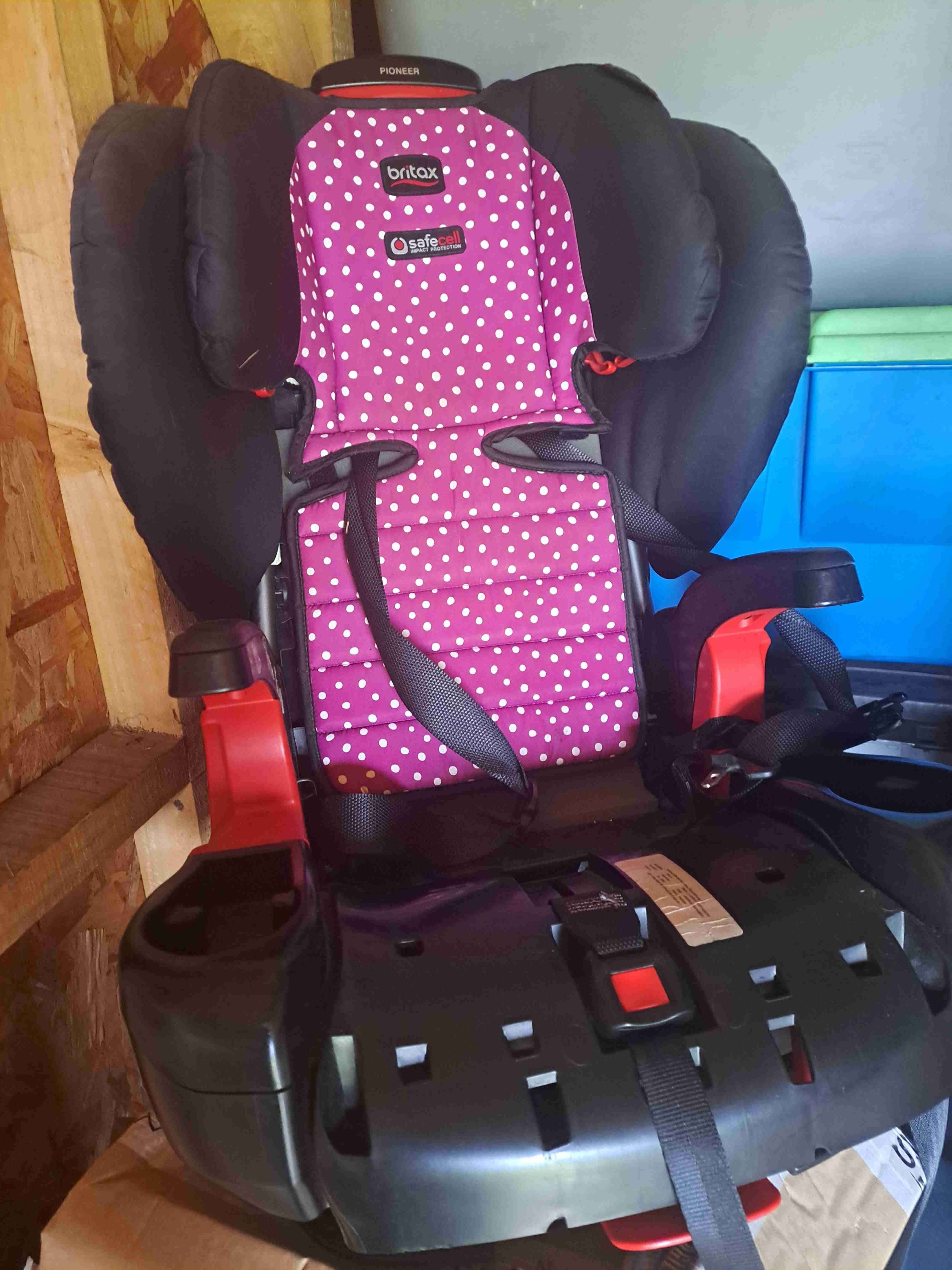 Silla para auto Britax rosada - miniatura 2