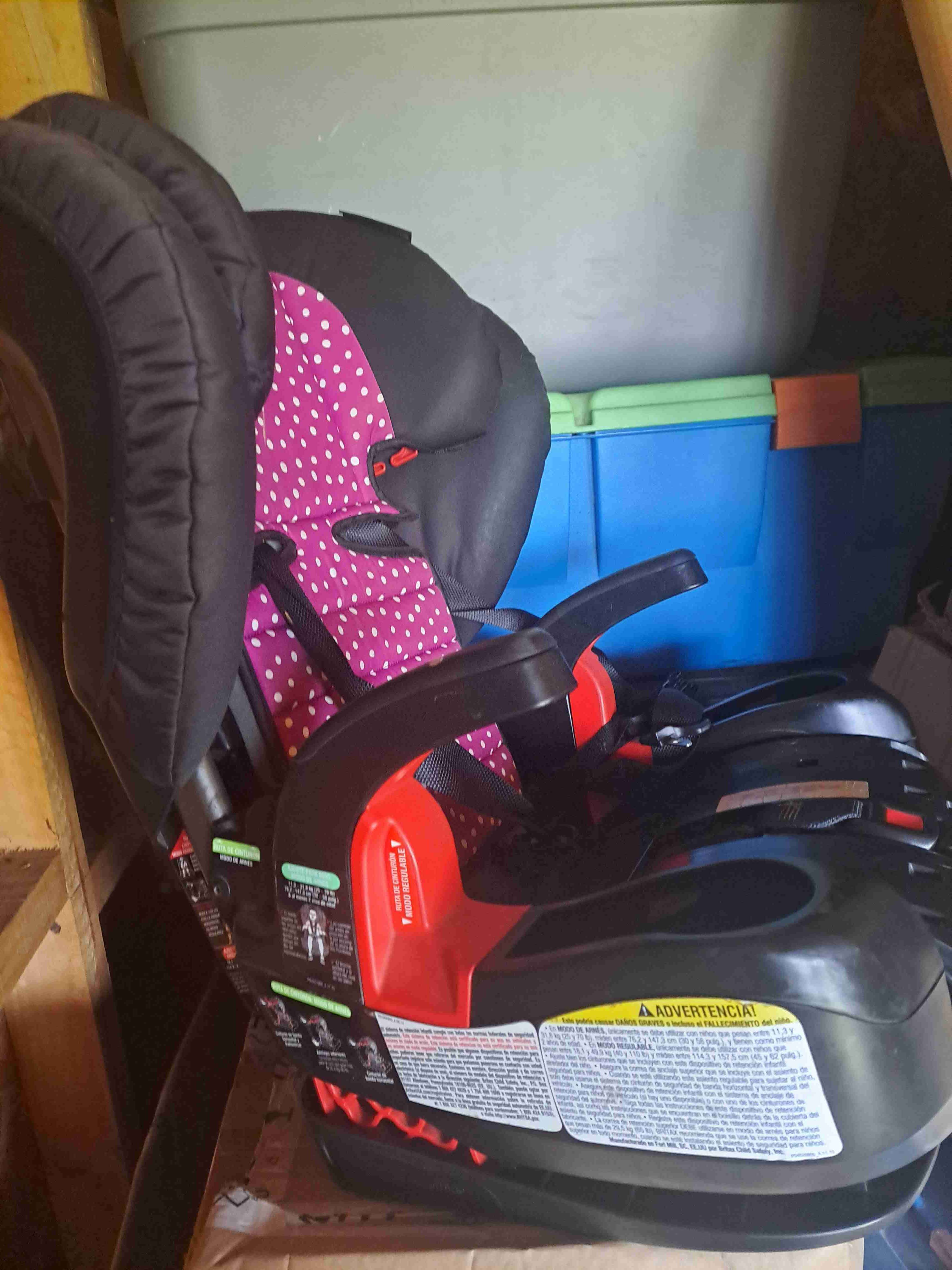 Silla para auto Britax rosada - miniatura 3